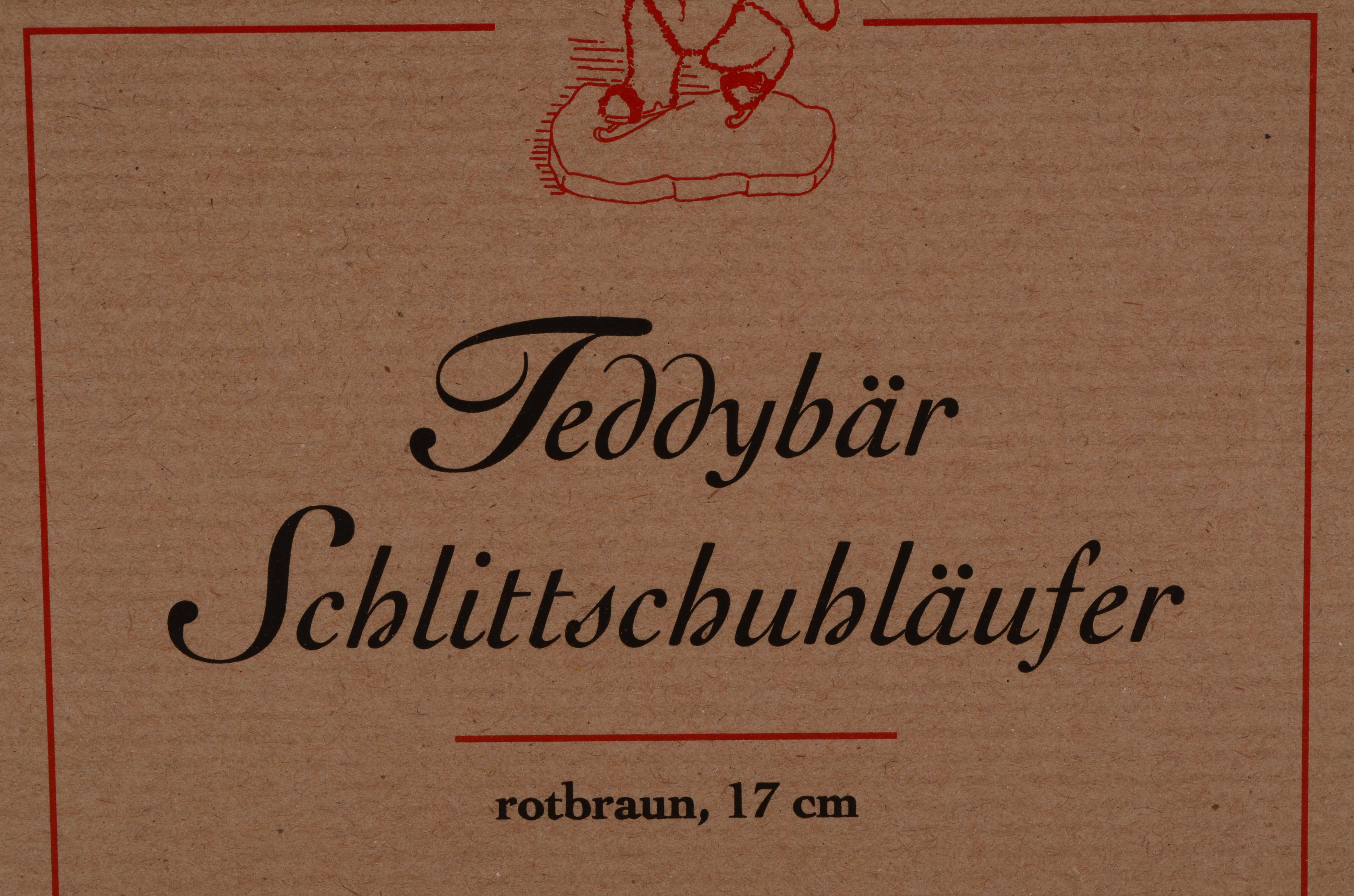 Steiff Christmas Teddy Skater Bear