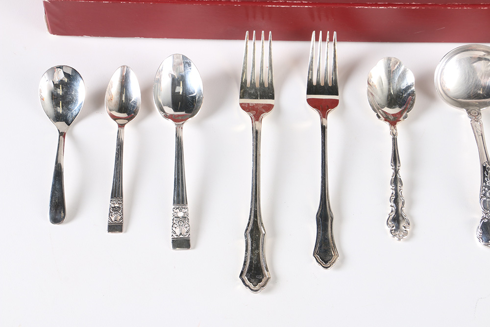 Mytton Rodd "Duchess" and Other Silver Plate Flatware