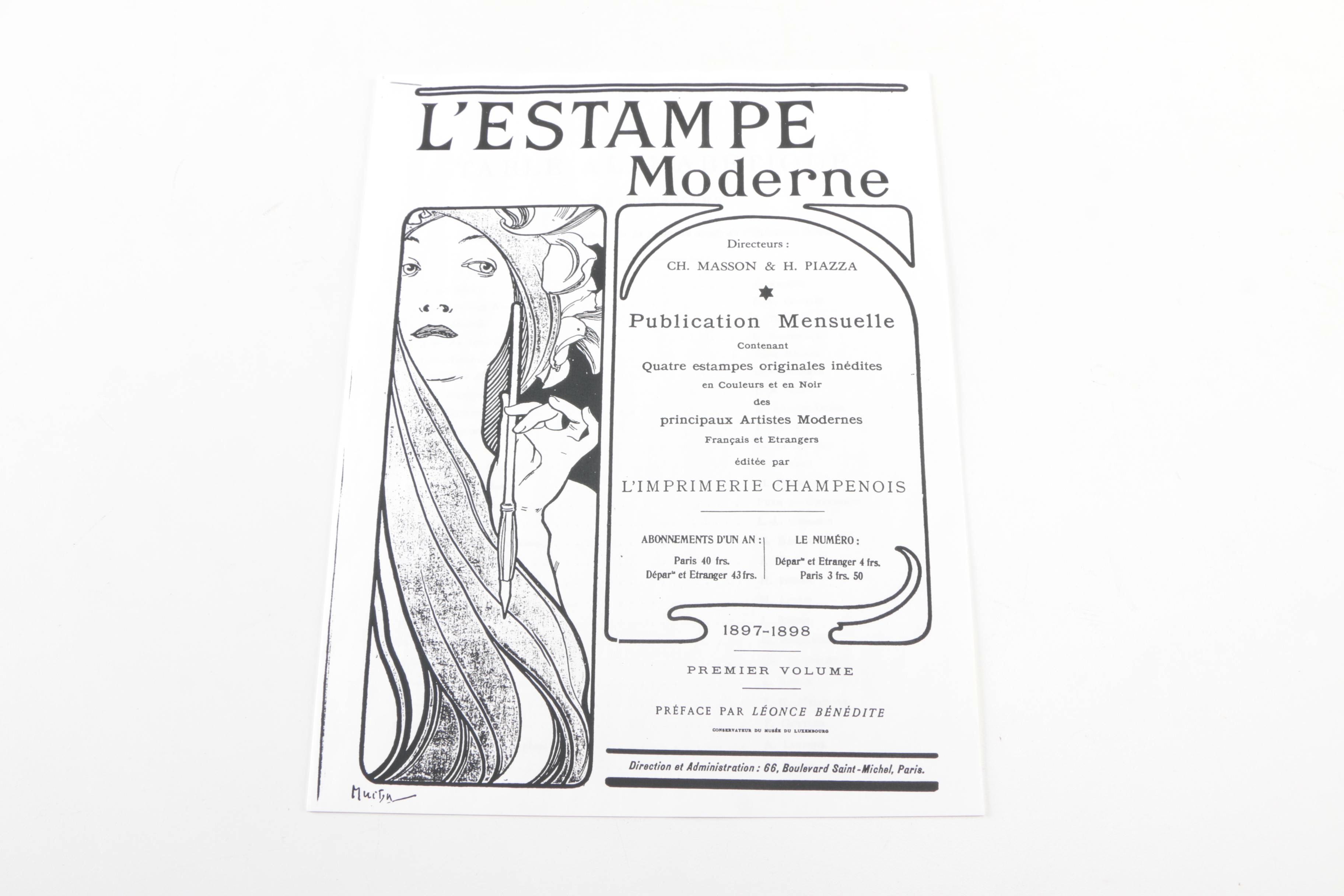 Lithograph After Franz Melchers "The Phalene of the Sea Islands"