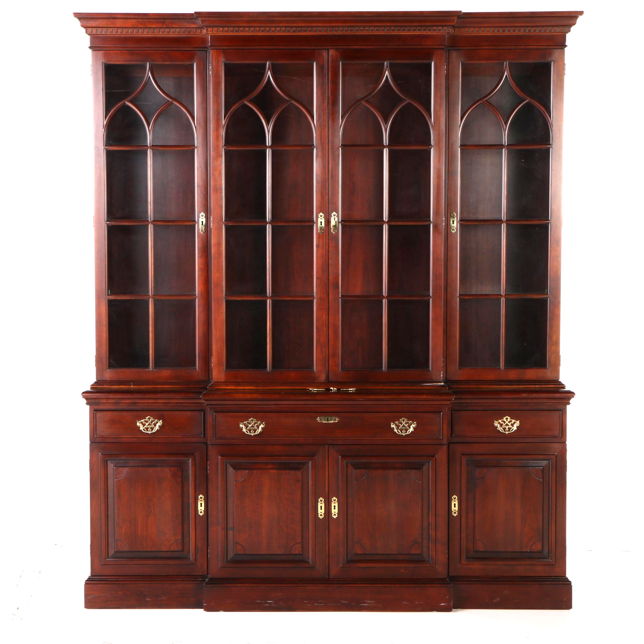 Statton Solid Cherry Lighted China Cabinet