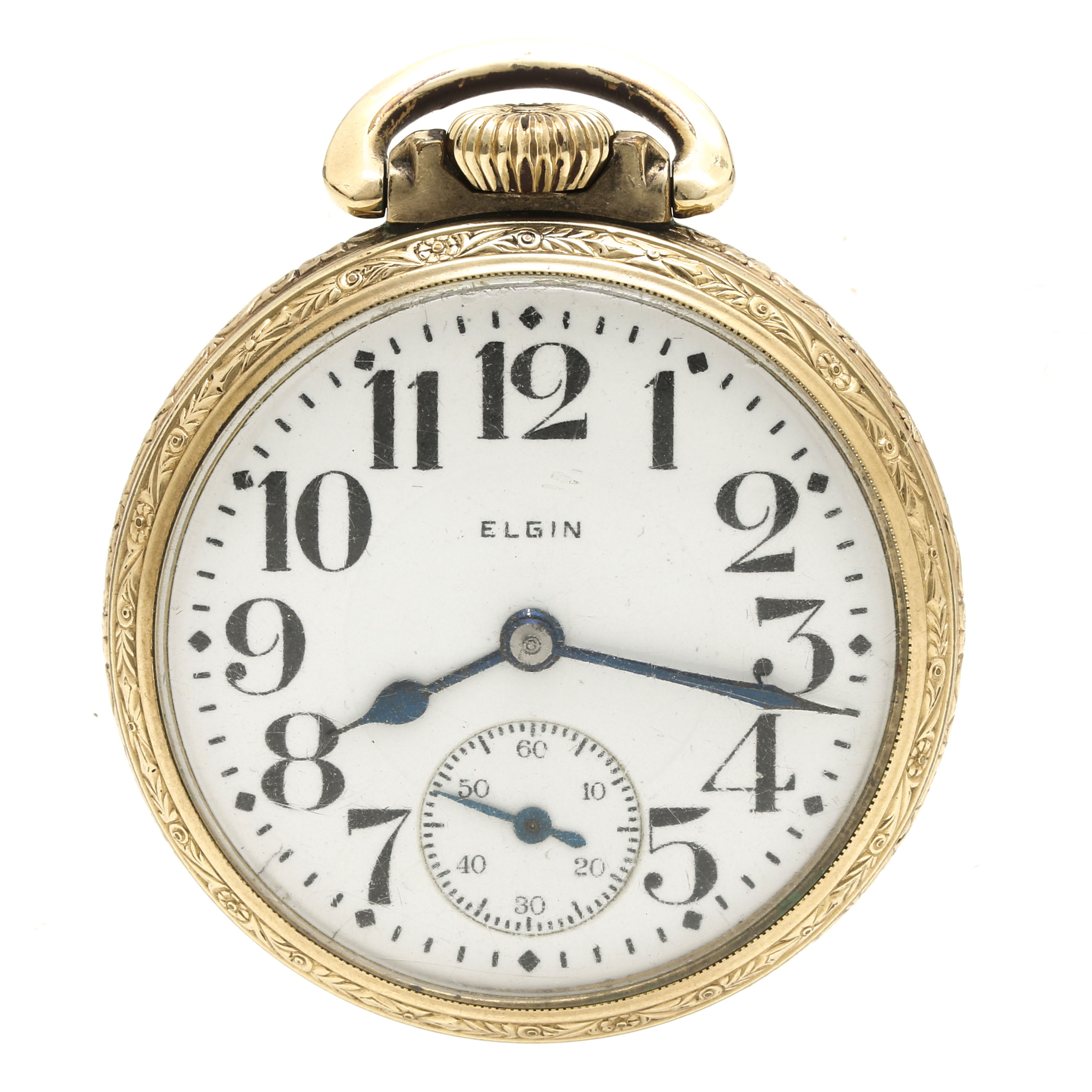 Vintage Elgin Open Face Pocket Watch