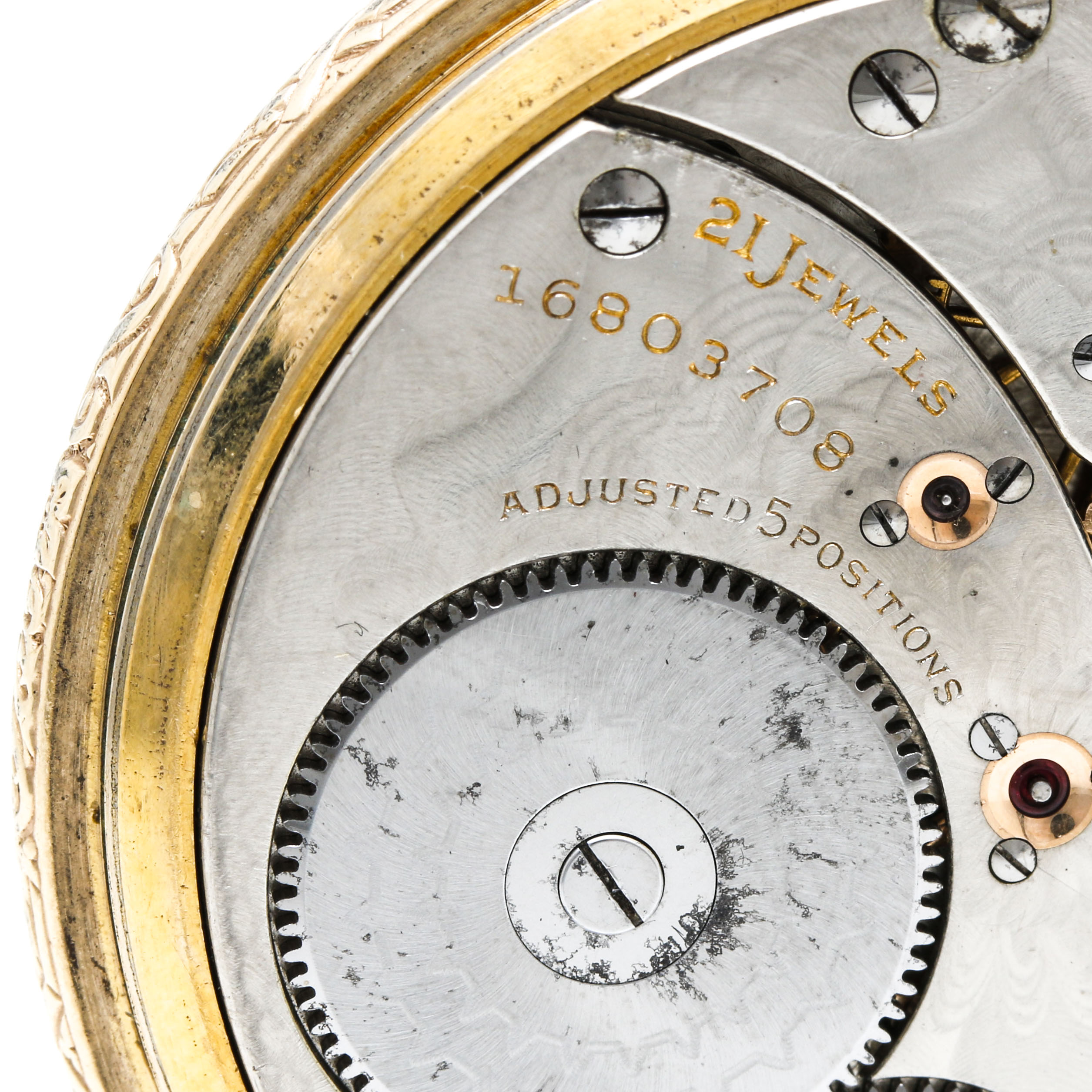 Vintage Elgin Open Face Pocket Watch