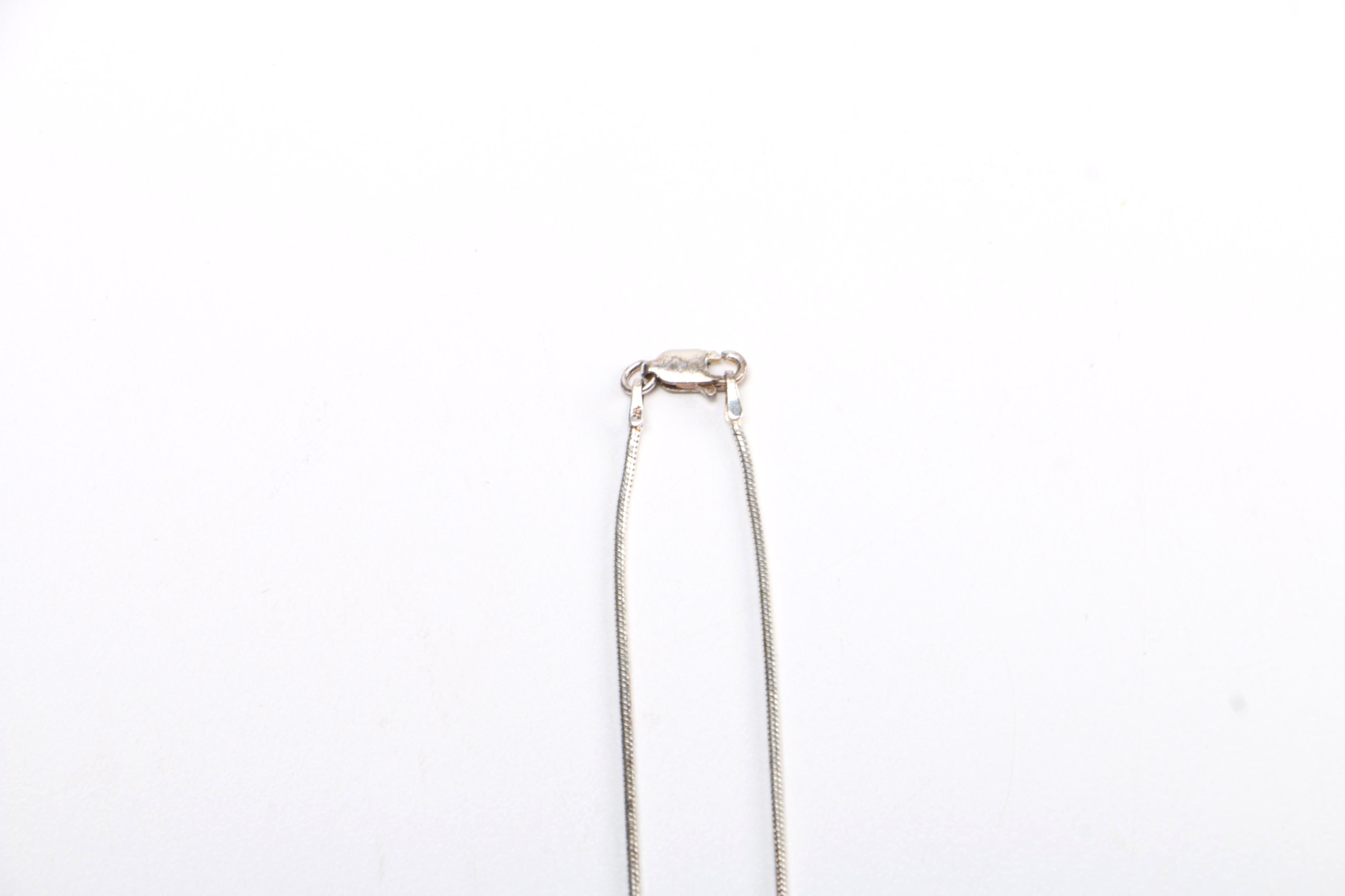 Sterling Silver and Stone Necklaces and Ring