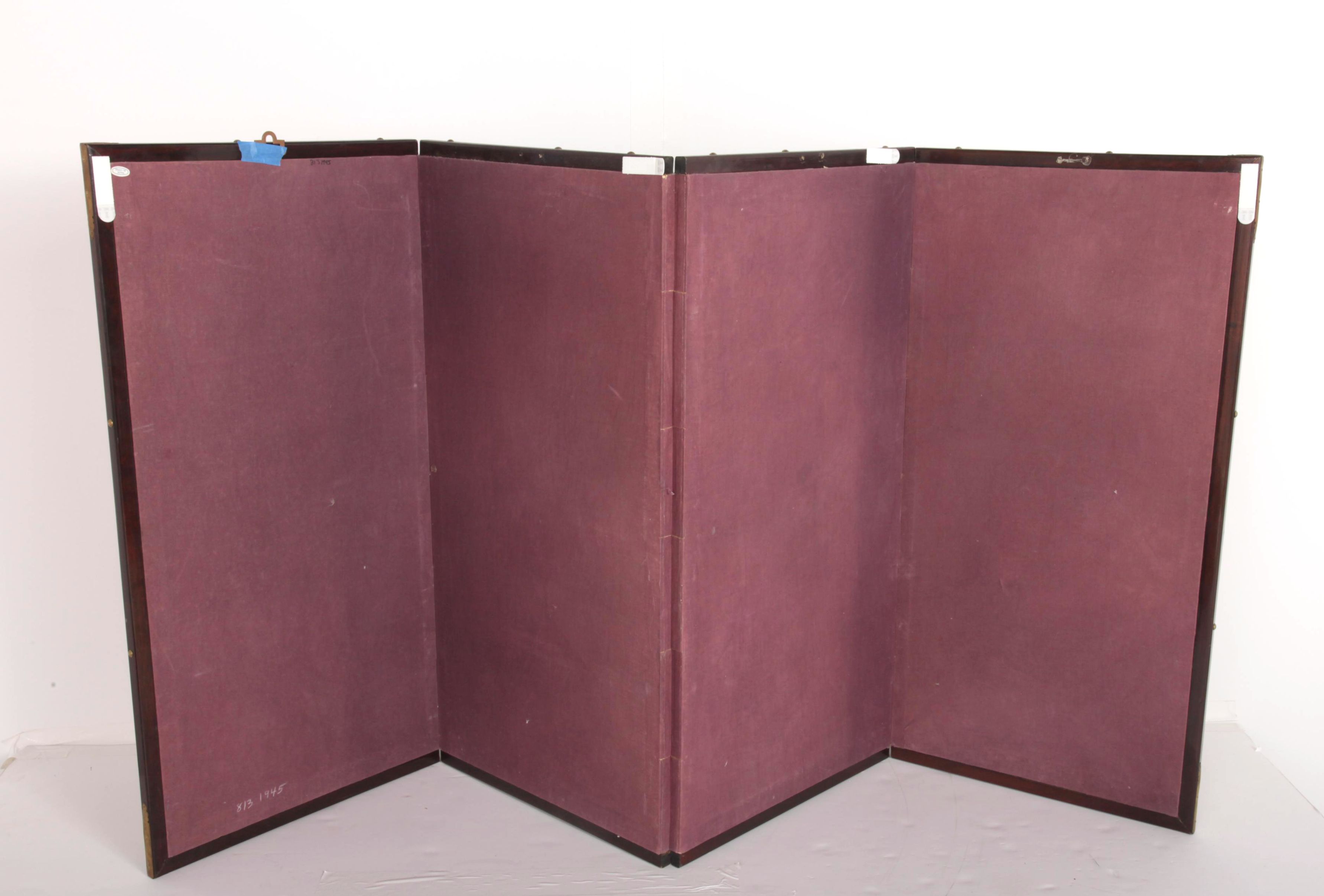 Chinese Hand-Painted Folding Screen