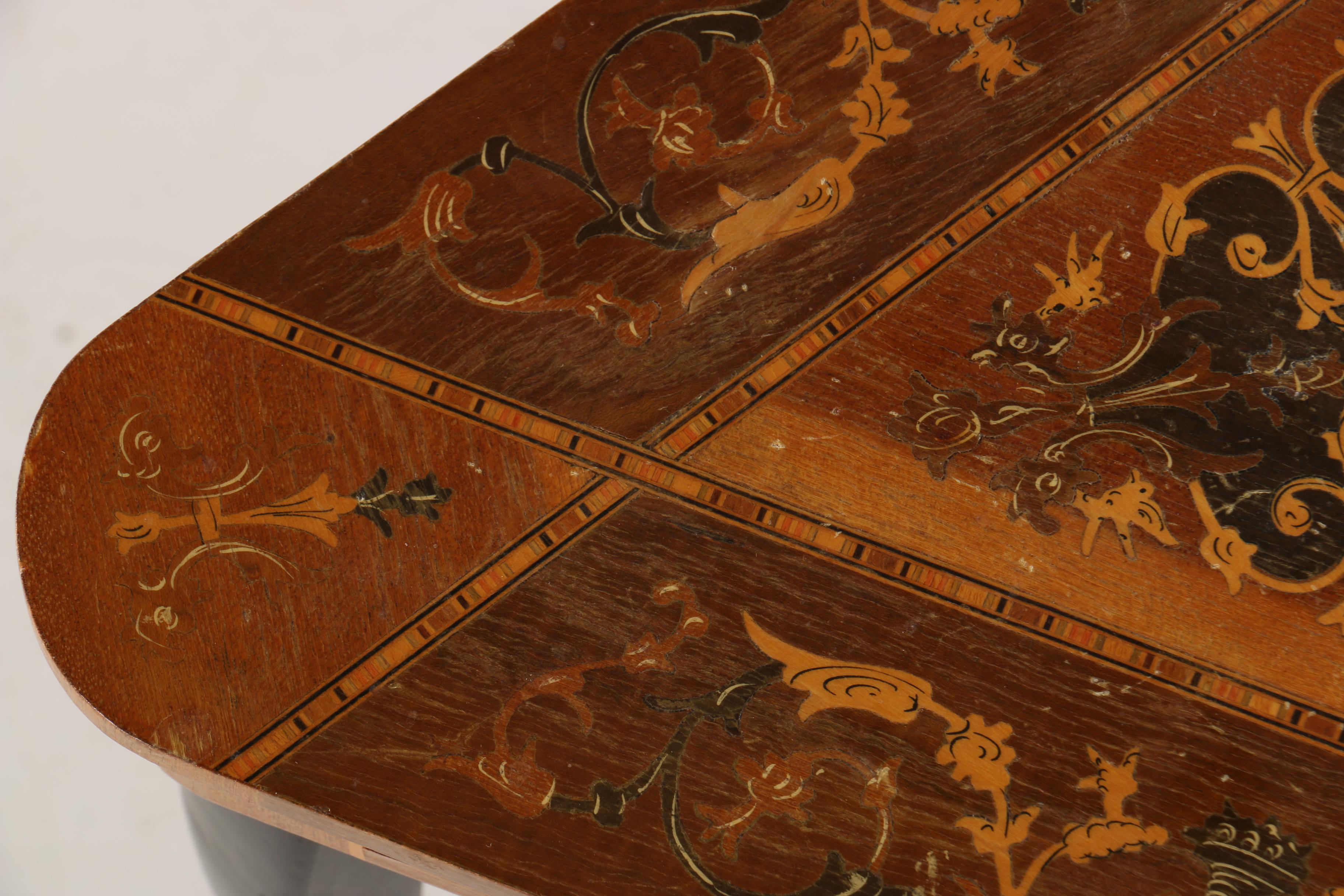 Italian Marquetry Musical Table