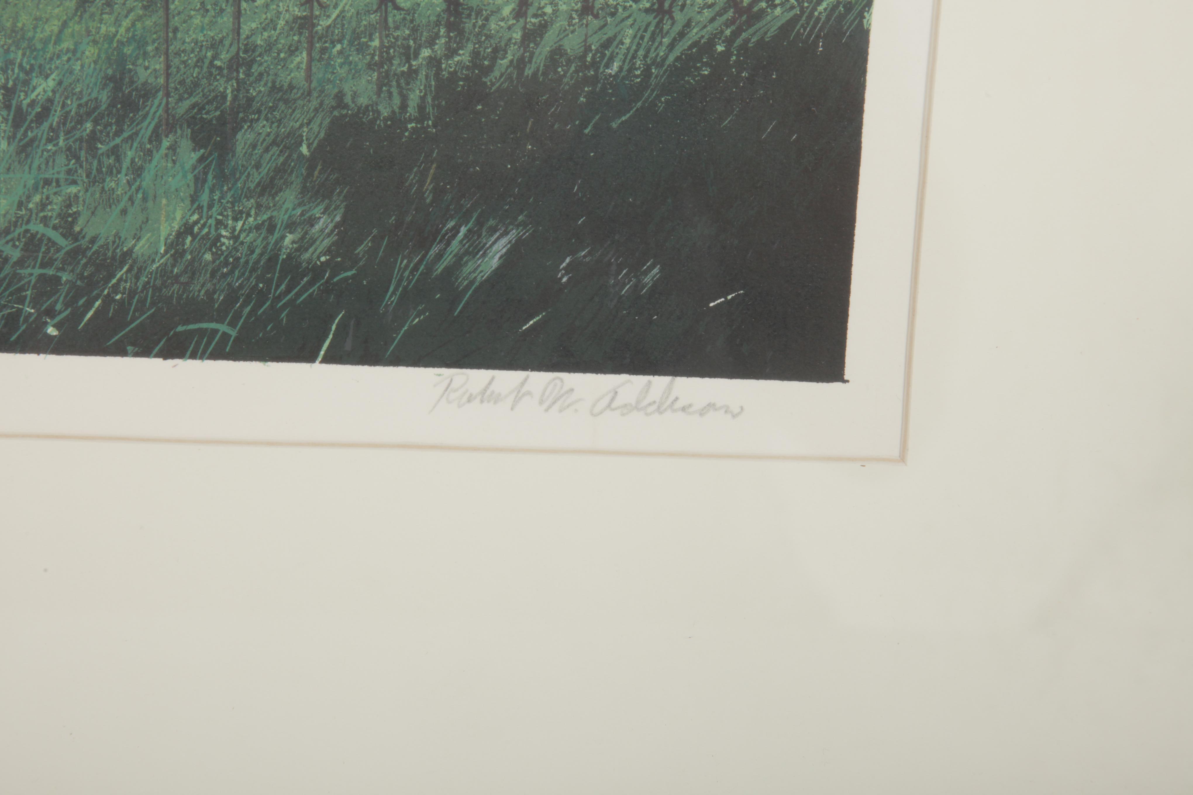 Robert W. Addison Artist's Proof Serigraph "Victorian Summer"