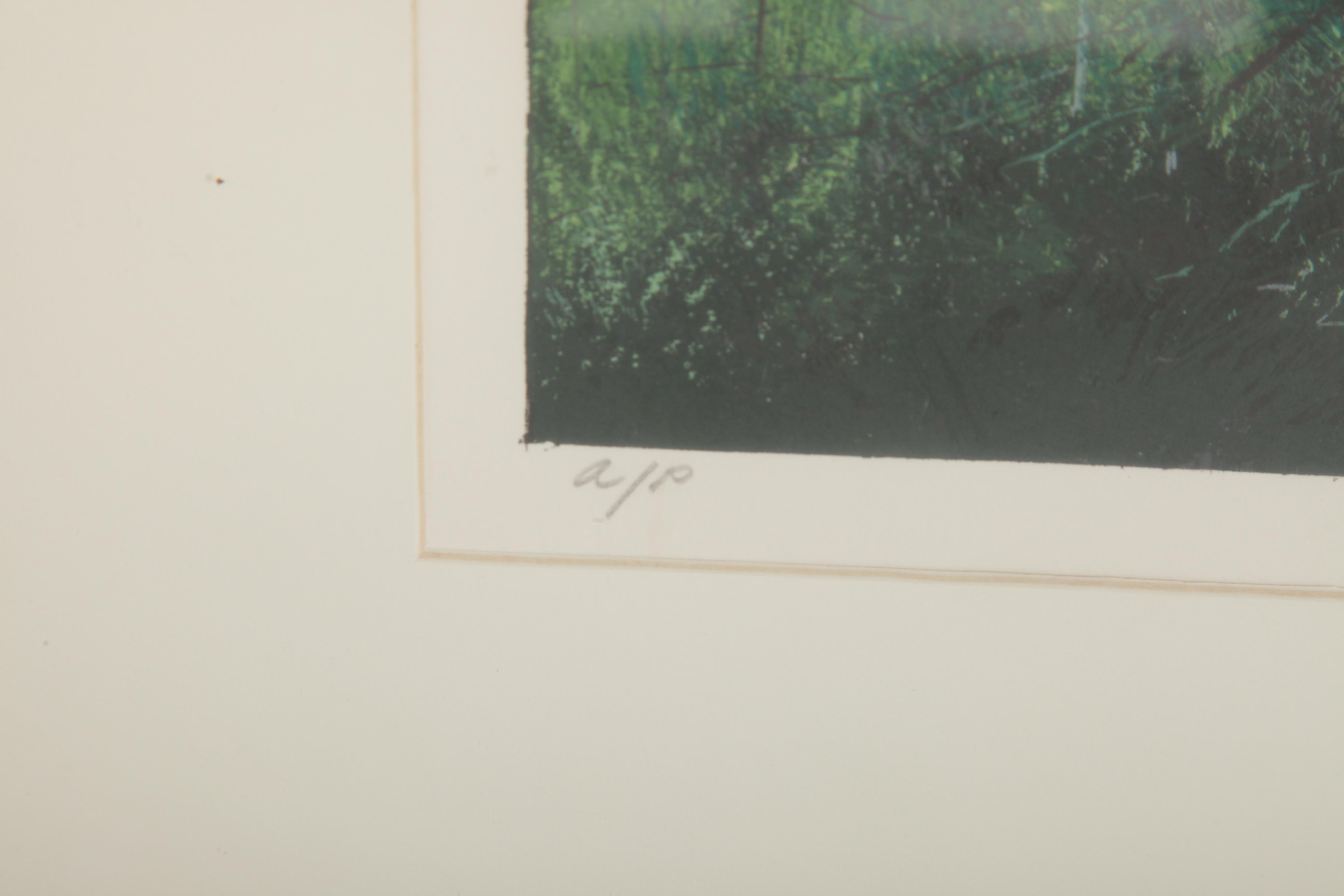 Robert W. Addison Artist's Proof Serigraph "Victorian Summer"