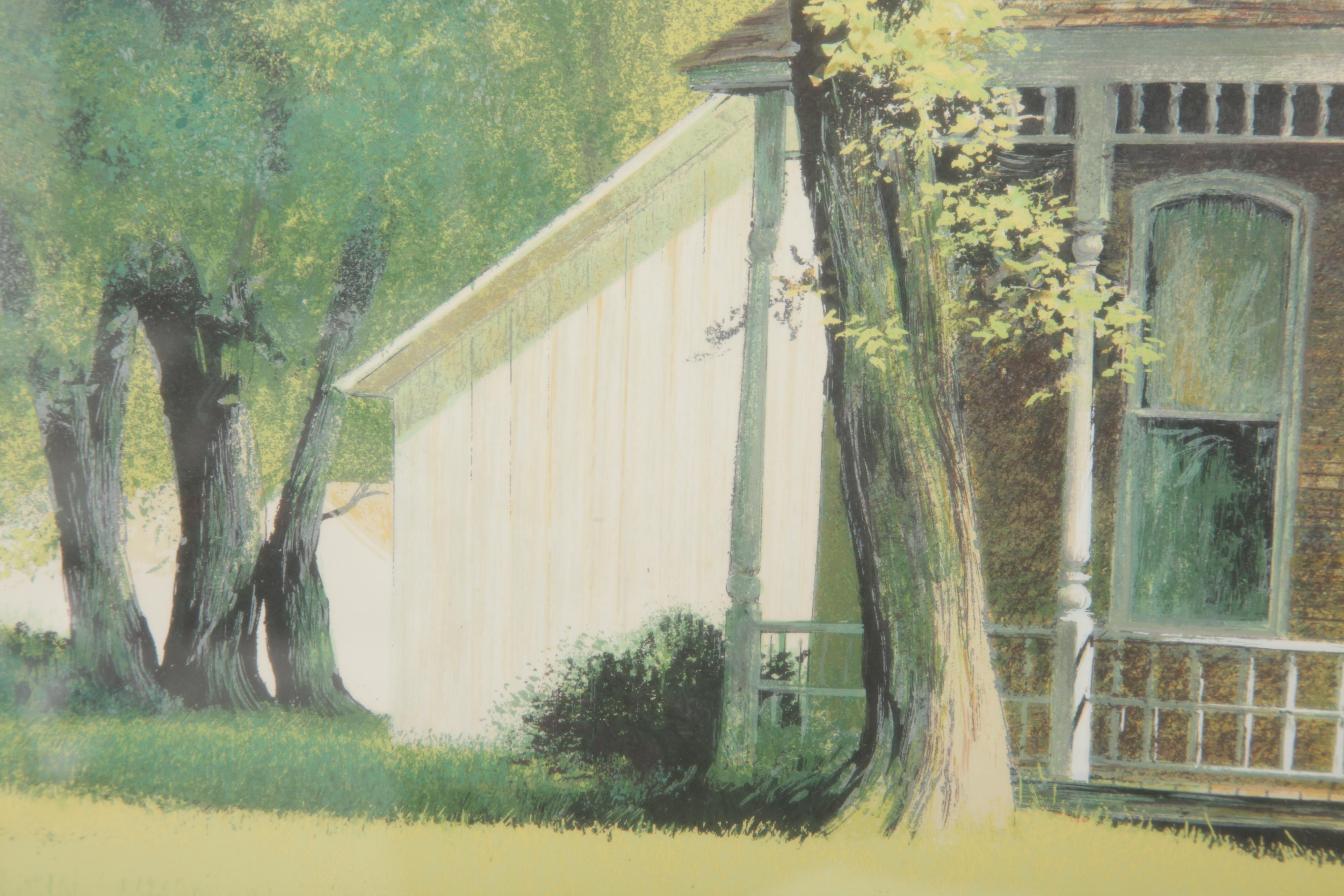 Robert W. Addison Artist's Proof Serigraph "Victorian Summer"