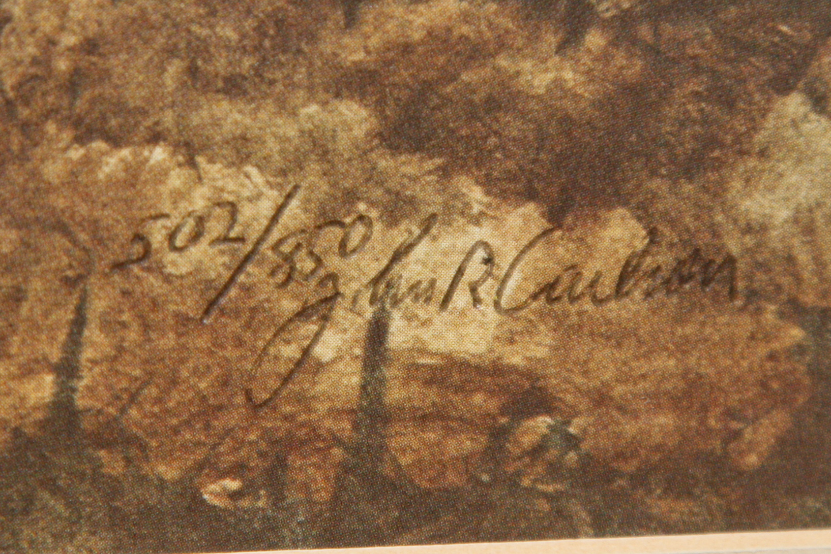 John R. Carlson Offset Lithograph "The Best of People"