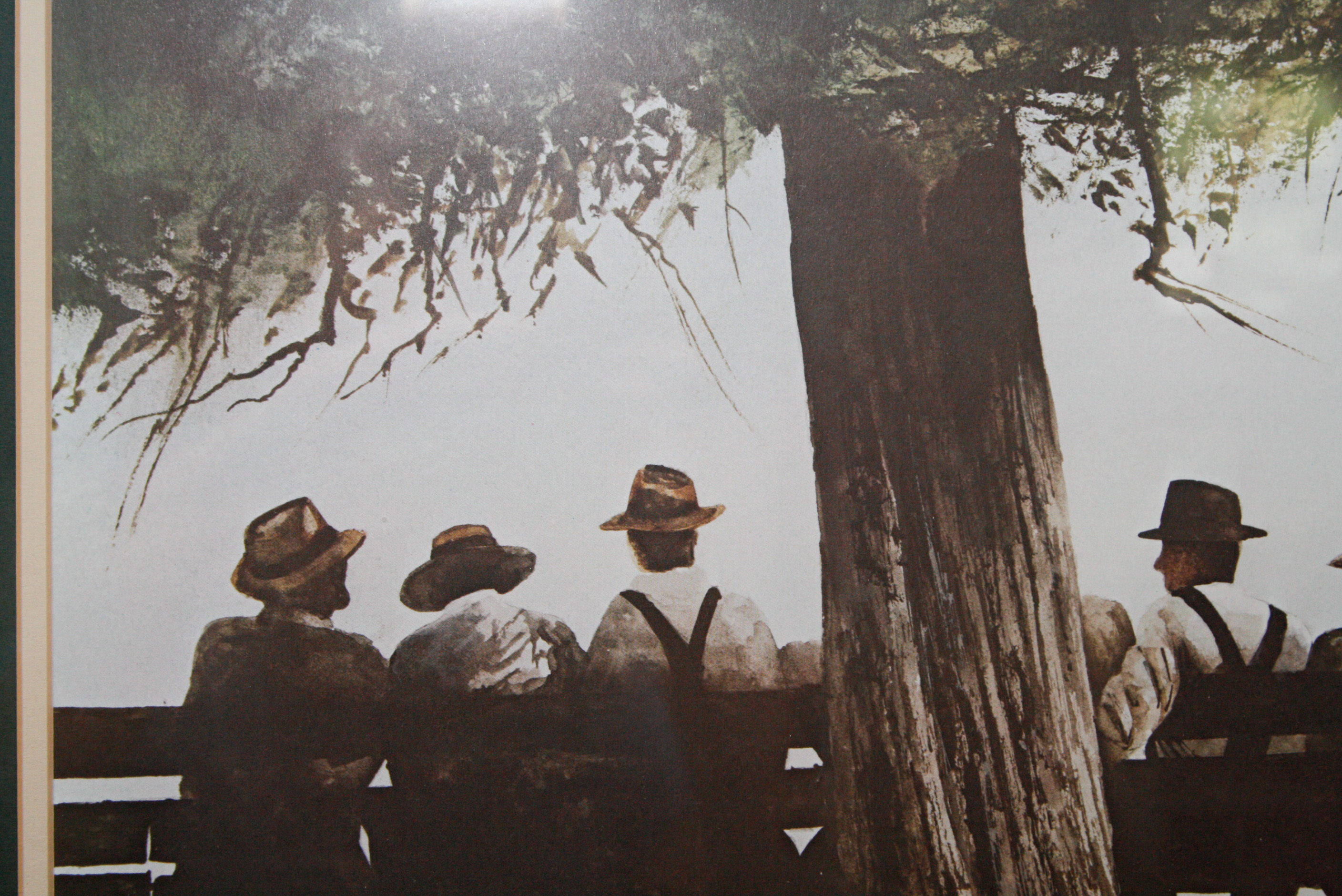 John R. Carlson Offset Lithograph "The Best of People"