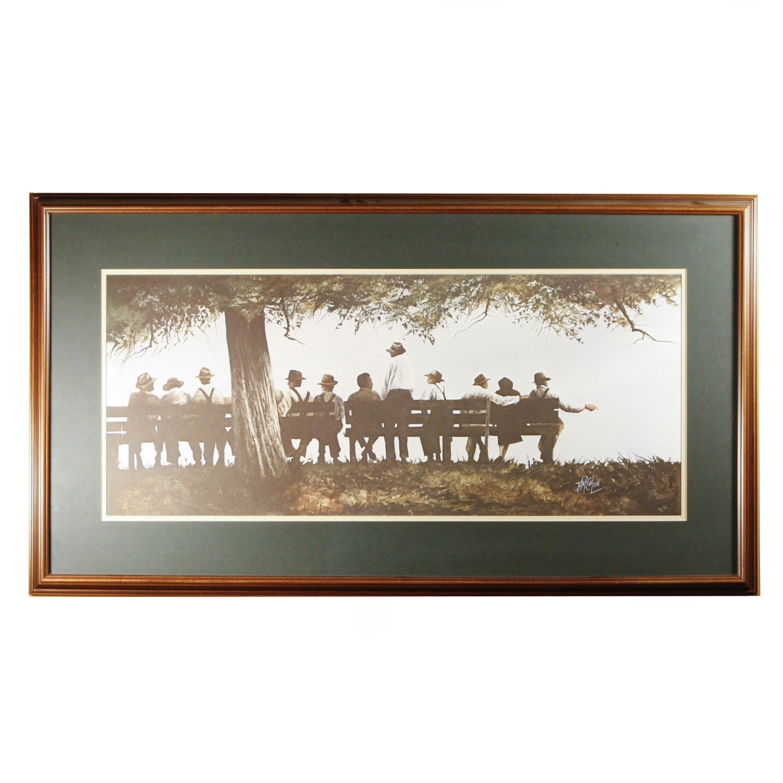 John R. Carlson Offset Lithograph "The Best of People"