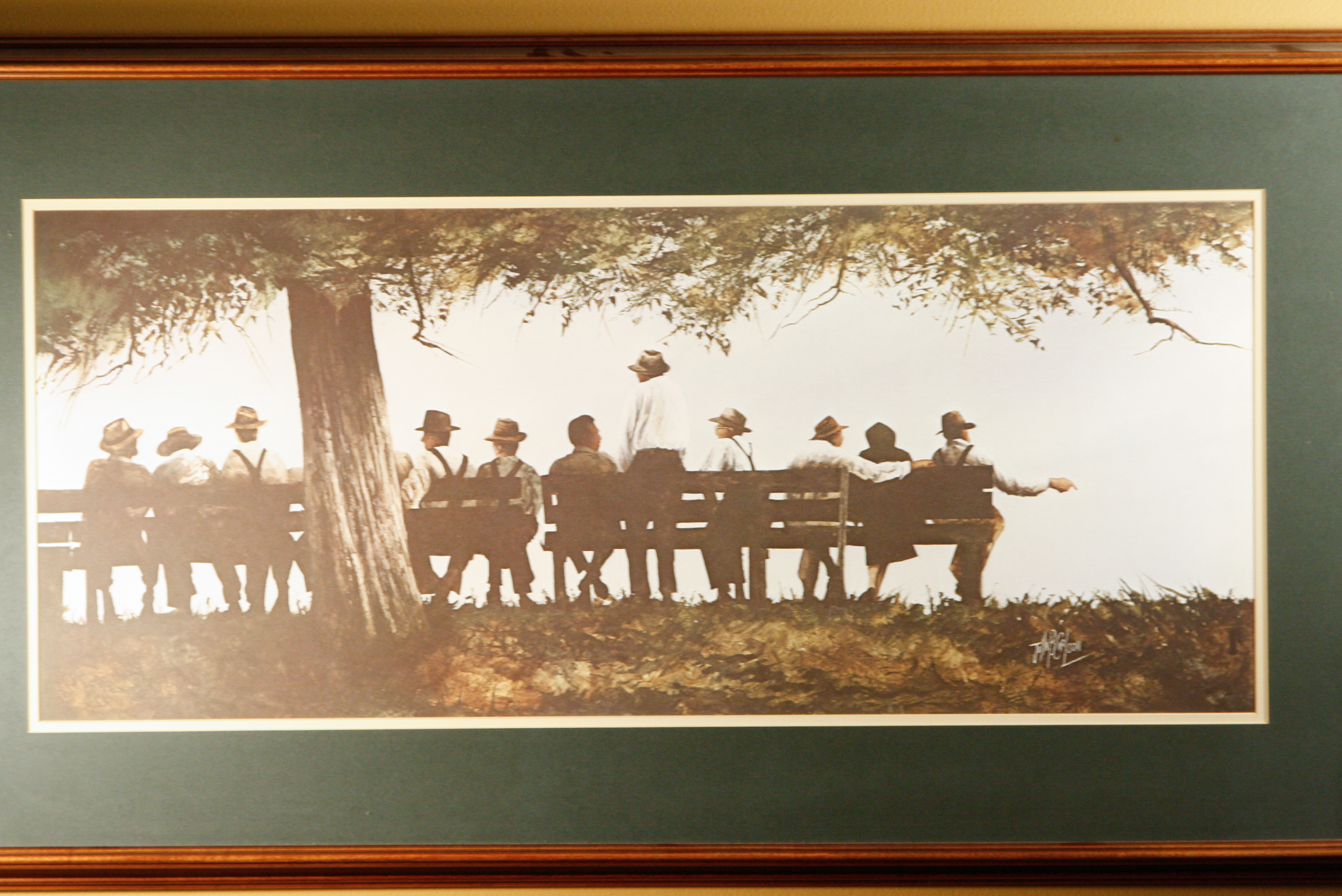 John R. Carlson Offset Lithograph "The Best of People"