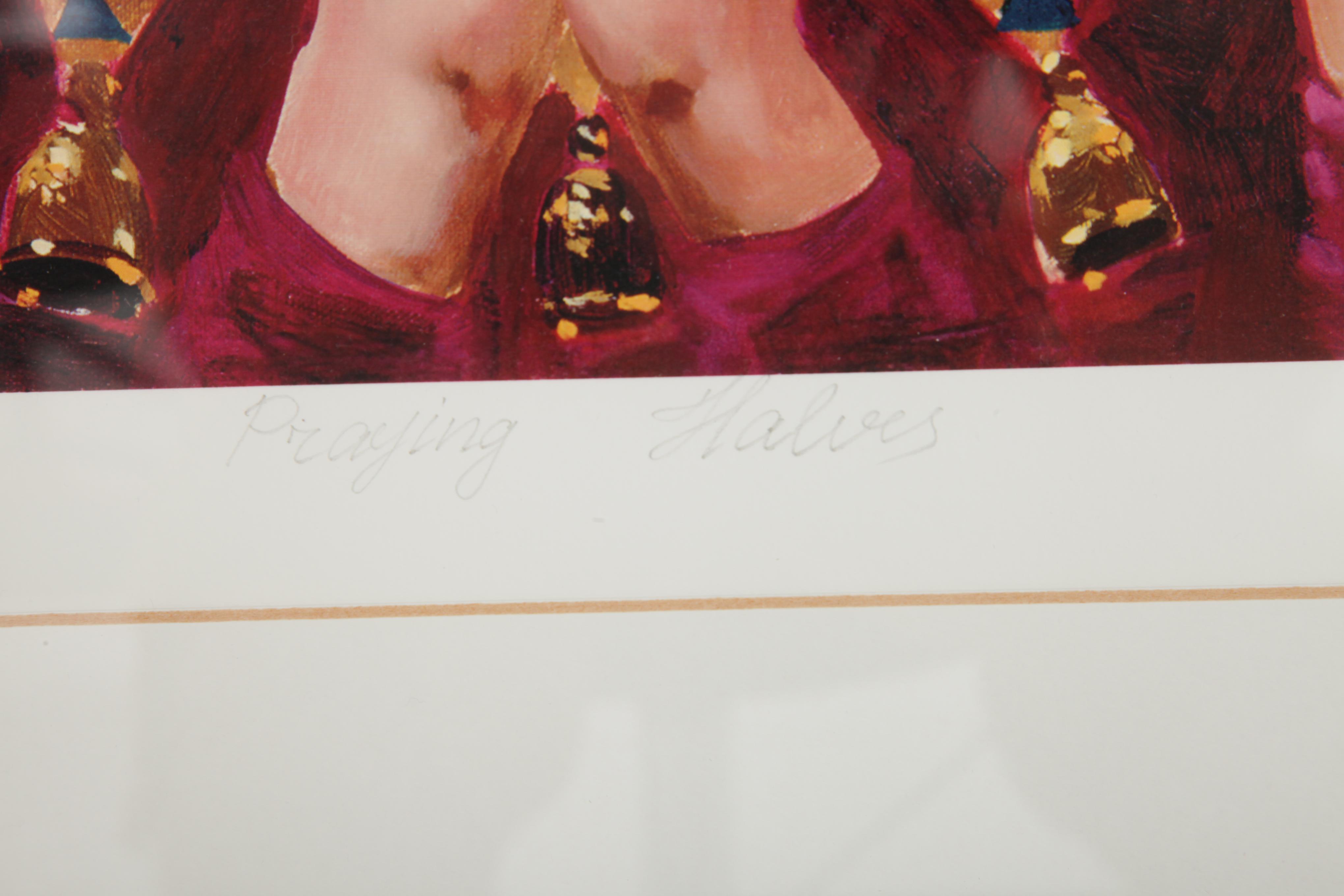 Victor Nizovtsev Limited Edition Giclee "Praying Halves"