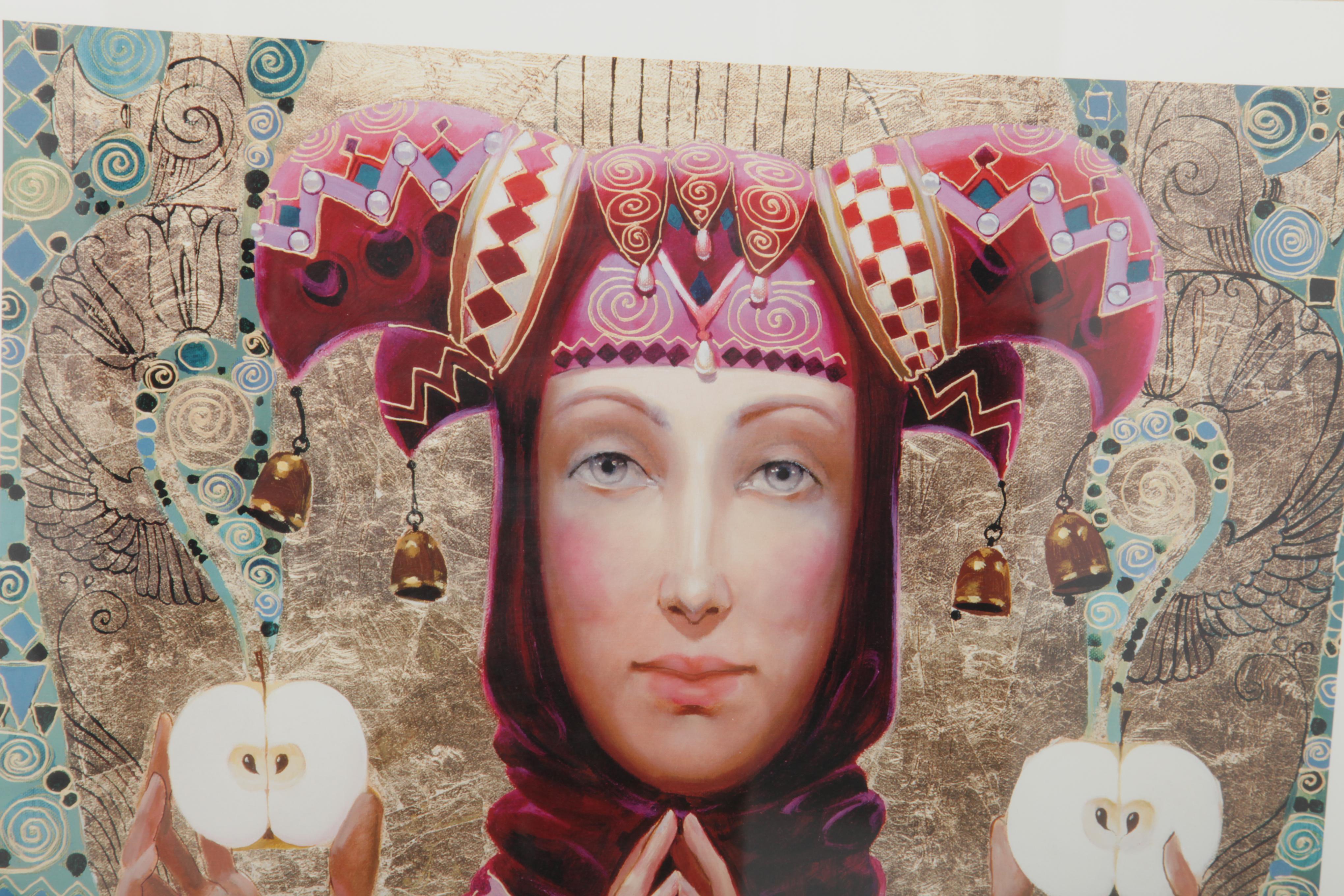 Victor Nizovtsev Limited Edition Giclee "Praying Halves"