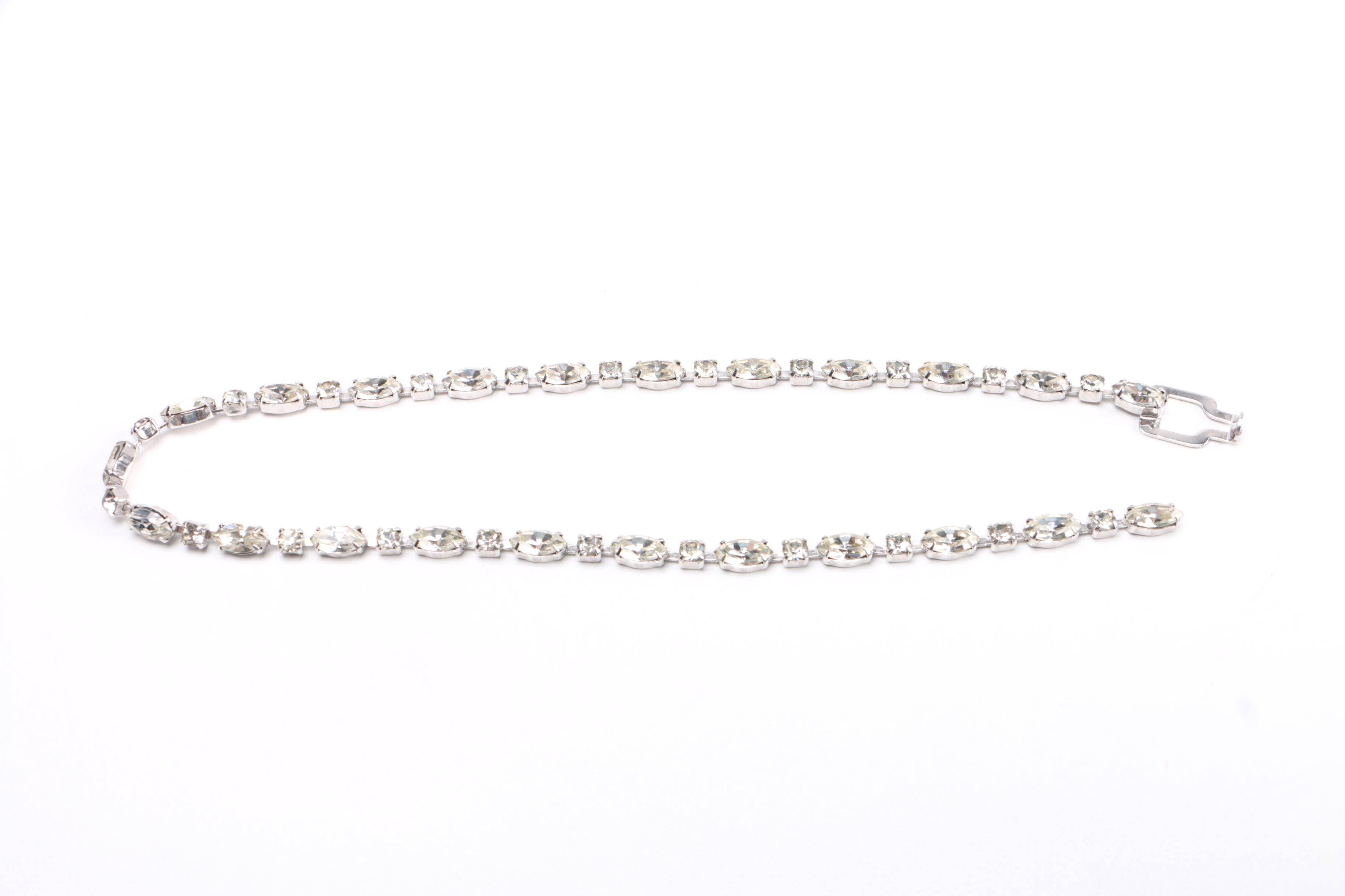 Collection of Rhinestone Costume Jewelry Featuring Eisenburg