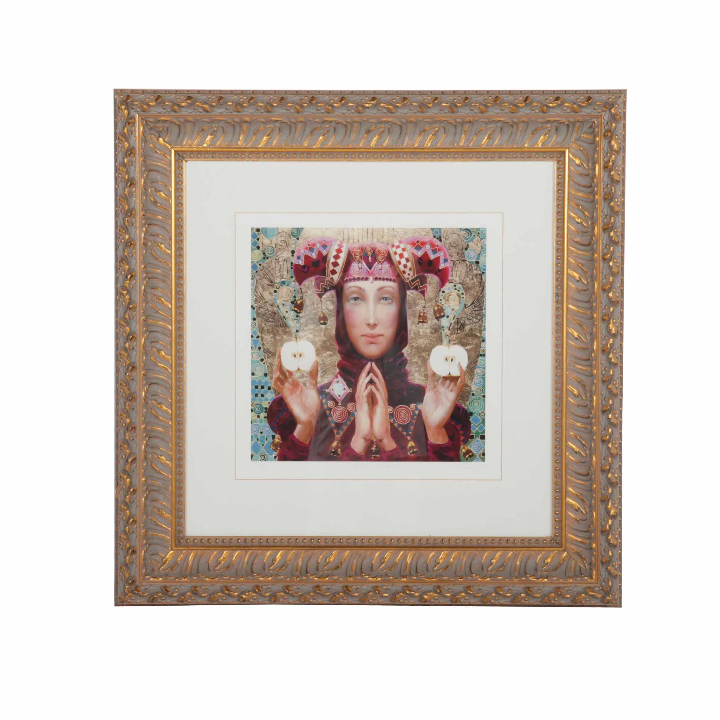 Victor Nizovtsev Limited Edition Giclee "Praying Halves"