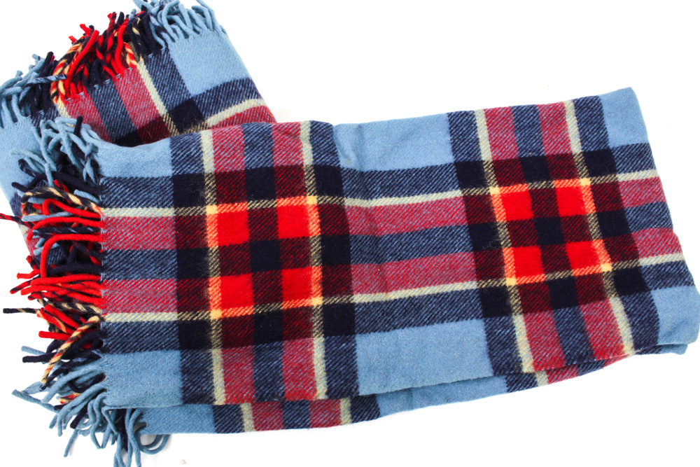 Pair of Vintage Troy Robe Wool Blankets