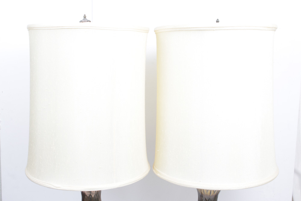 Brass Lamp Pair