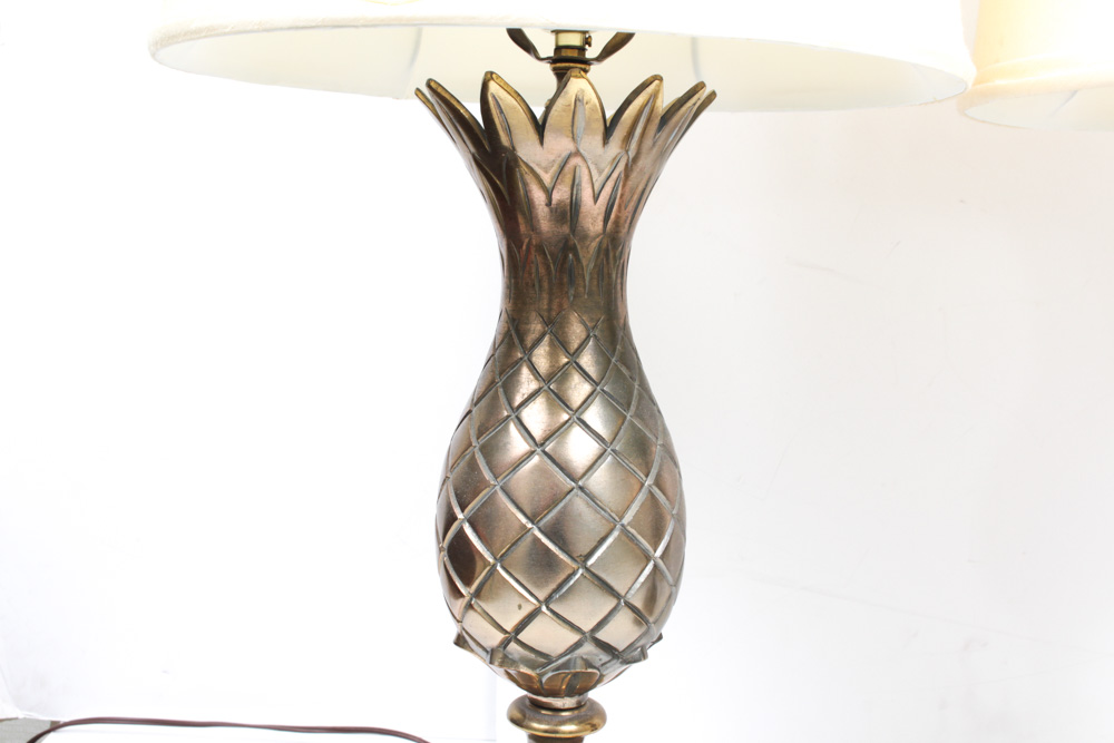 Brass Lamp Pair
