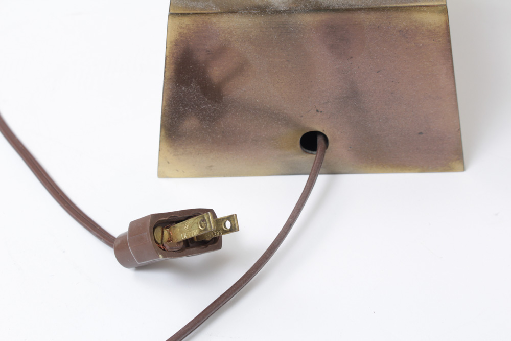 Brass Lamp Pair