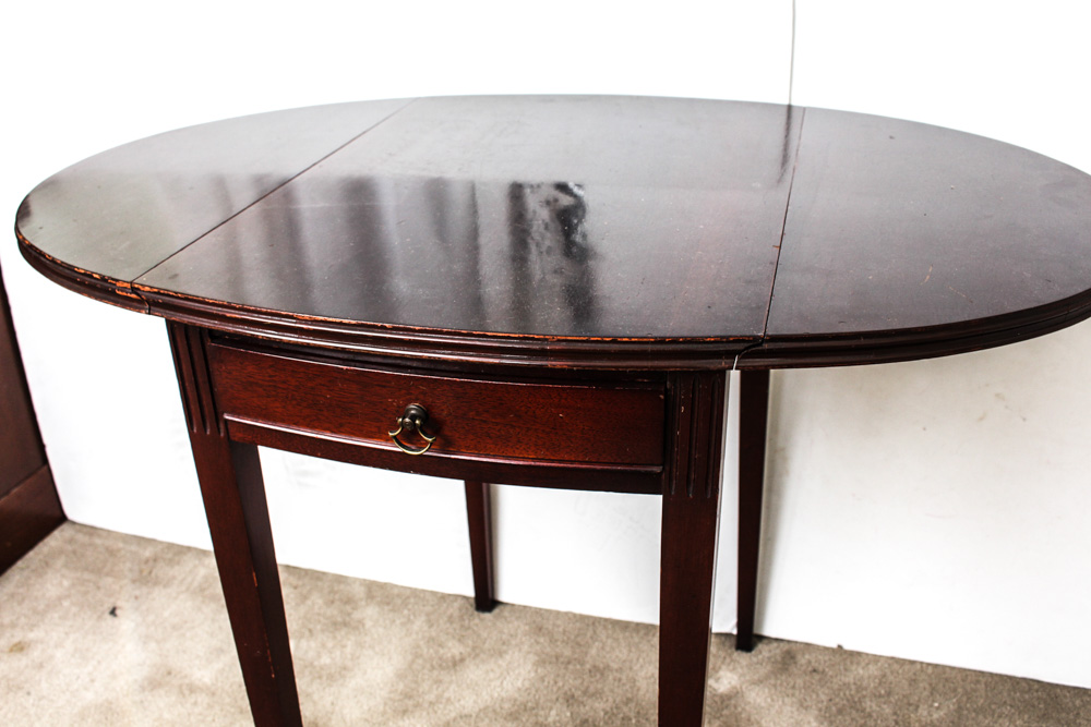 Vintage Mahogany Drop Leaf Table