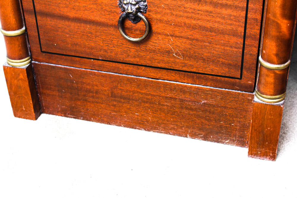 Vintage Bird's Eye Maple Nightstands by RWAY