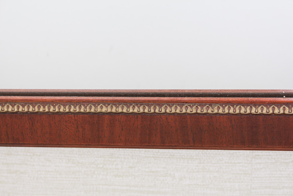Vintage Bird's Eye Maple Wood Dresser and Mirror By RWAY Furniture