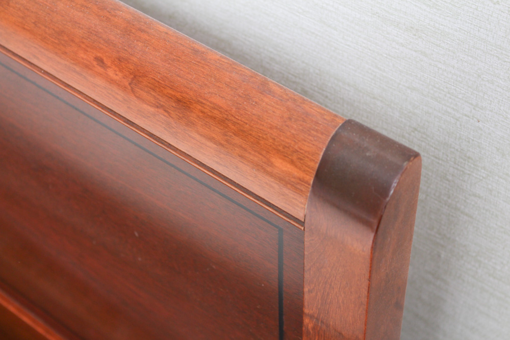 Bird's Eye Maple Wood Headboard By RWAY Furniture