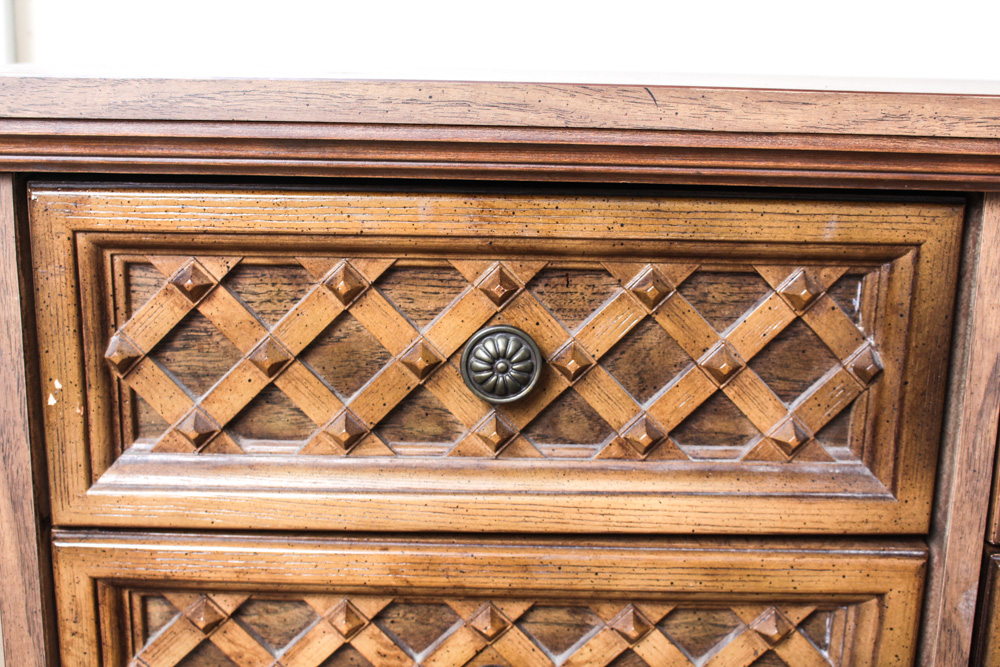 Vintage Chest of Drawers and Mirror