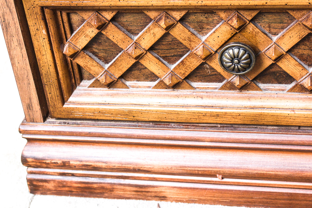 Vintage Chest of Drawers and Mirror
