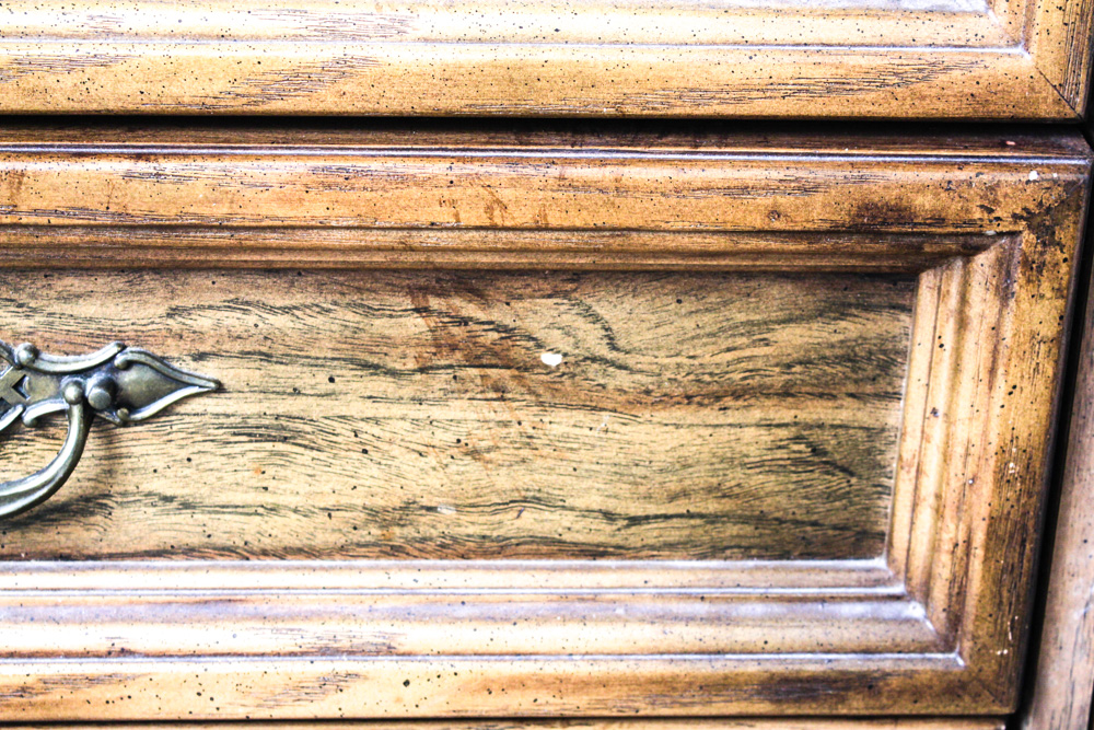 Vintage Chest of Drawers and Mirror