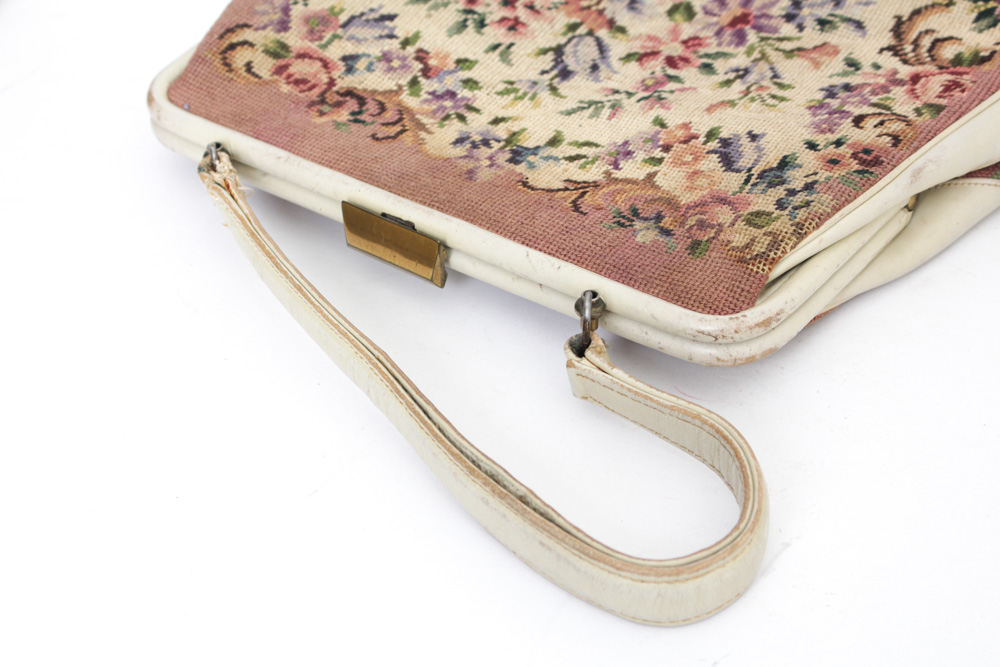 Needle Point Handbag and Purse