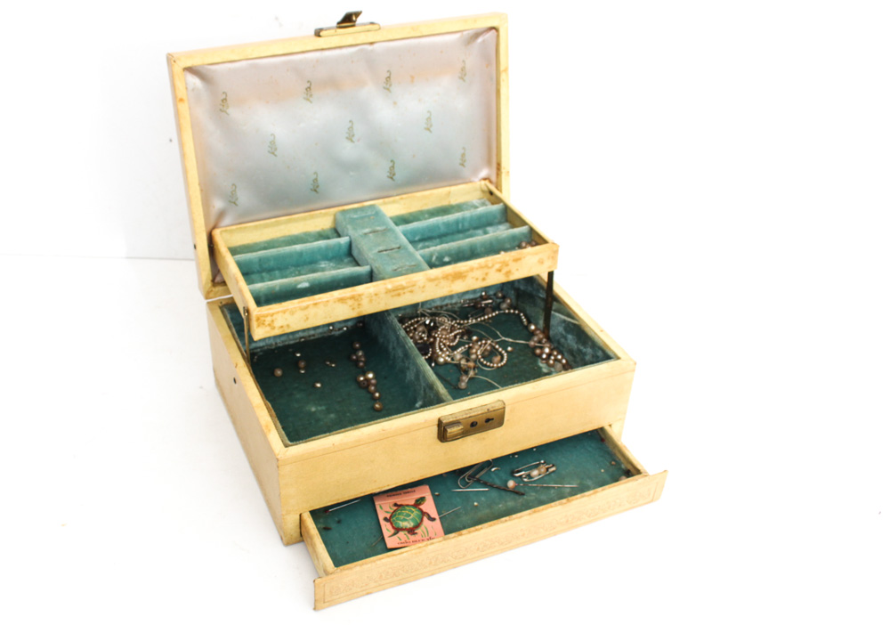 Vintage Jewelry Boxes And Vanity Cases