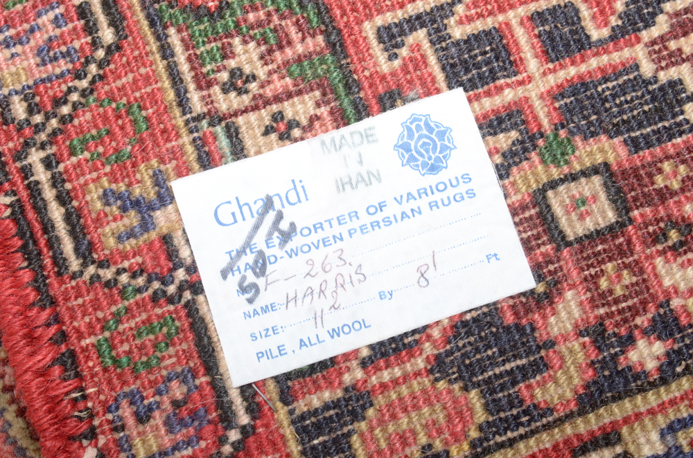 Handwoven Ghandi Persian Style Area Rug