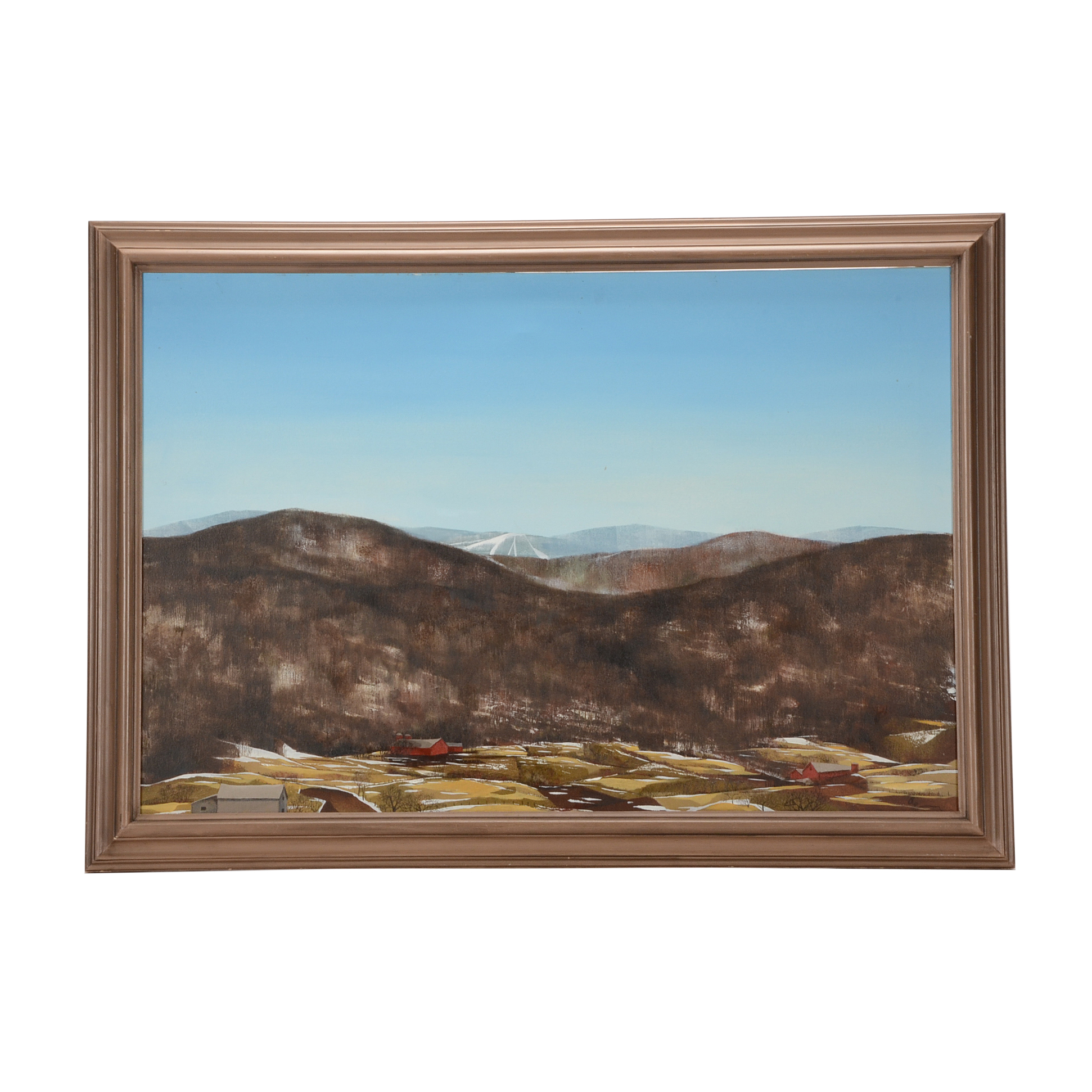 Phyllis Demong Original Acrylic on Canvas "New England Easter"