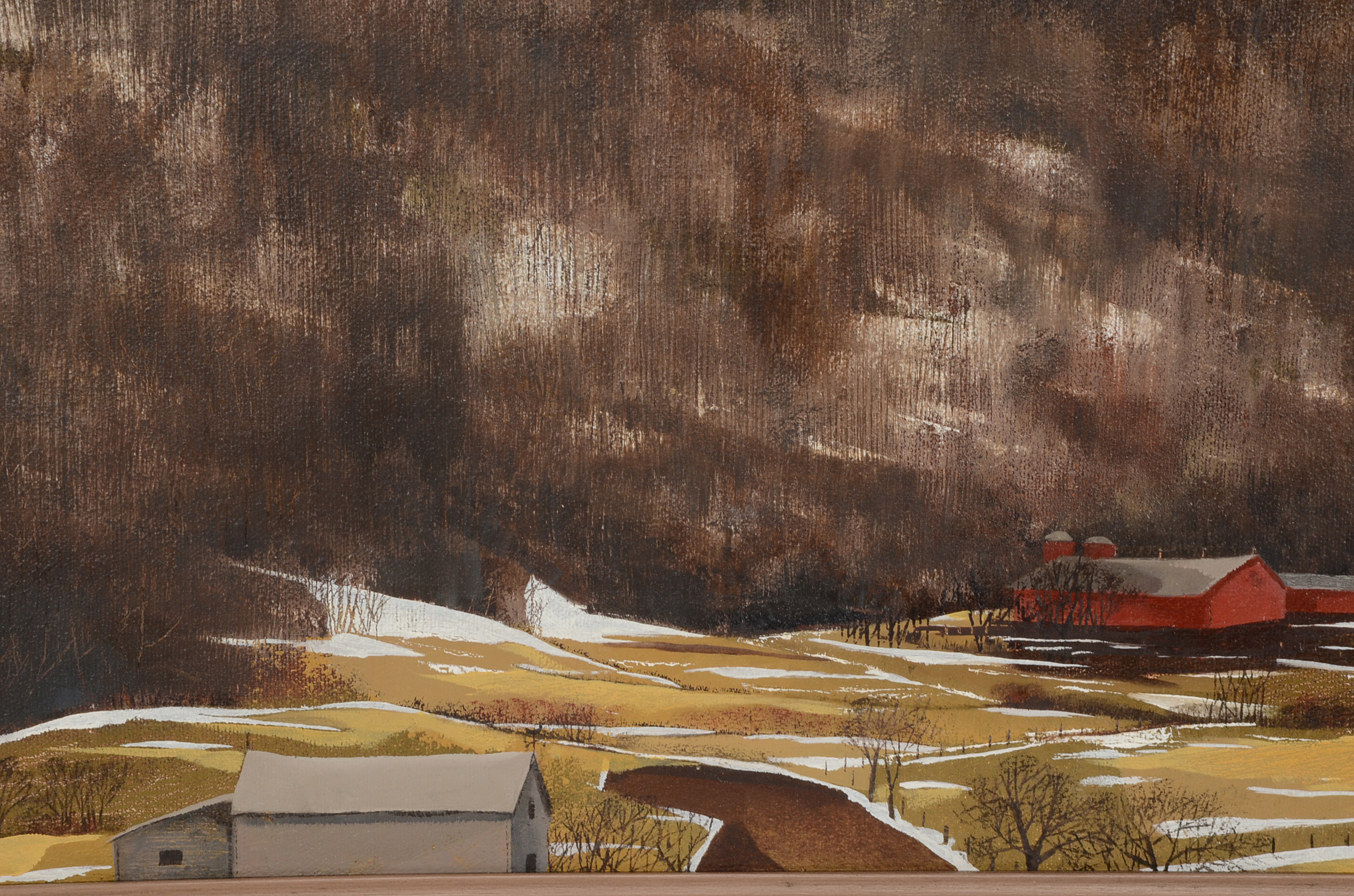 Phyllis Demong Original Acrylic on Canvas "New England Easter"