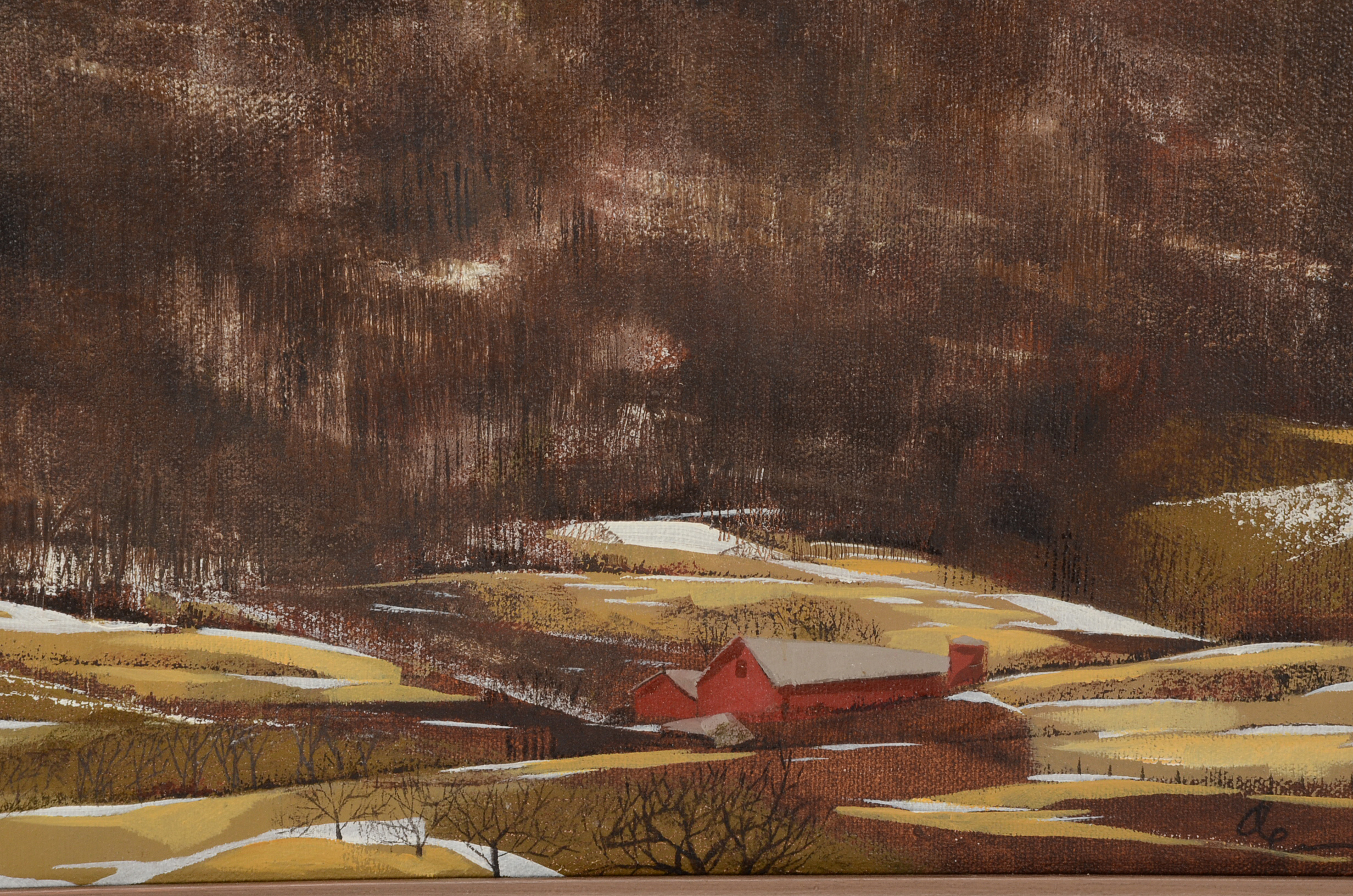 Phyllis Demong Original Acrylic on Canvas "New England Easter"