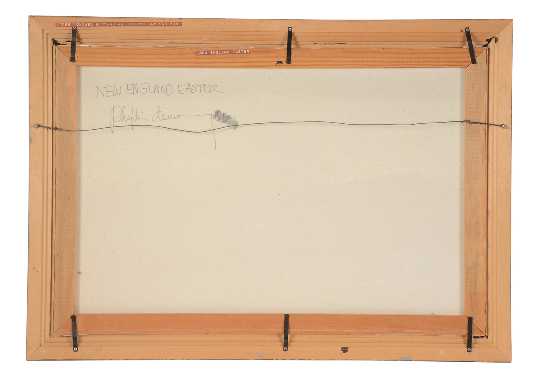 Phyllis Demong Original Acrylic on Canvas "New England Easter"