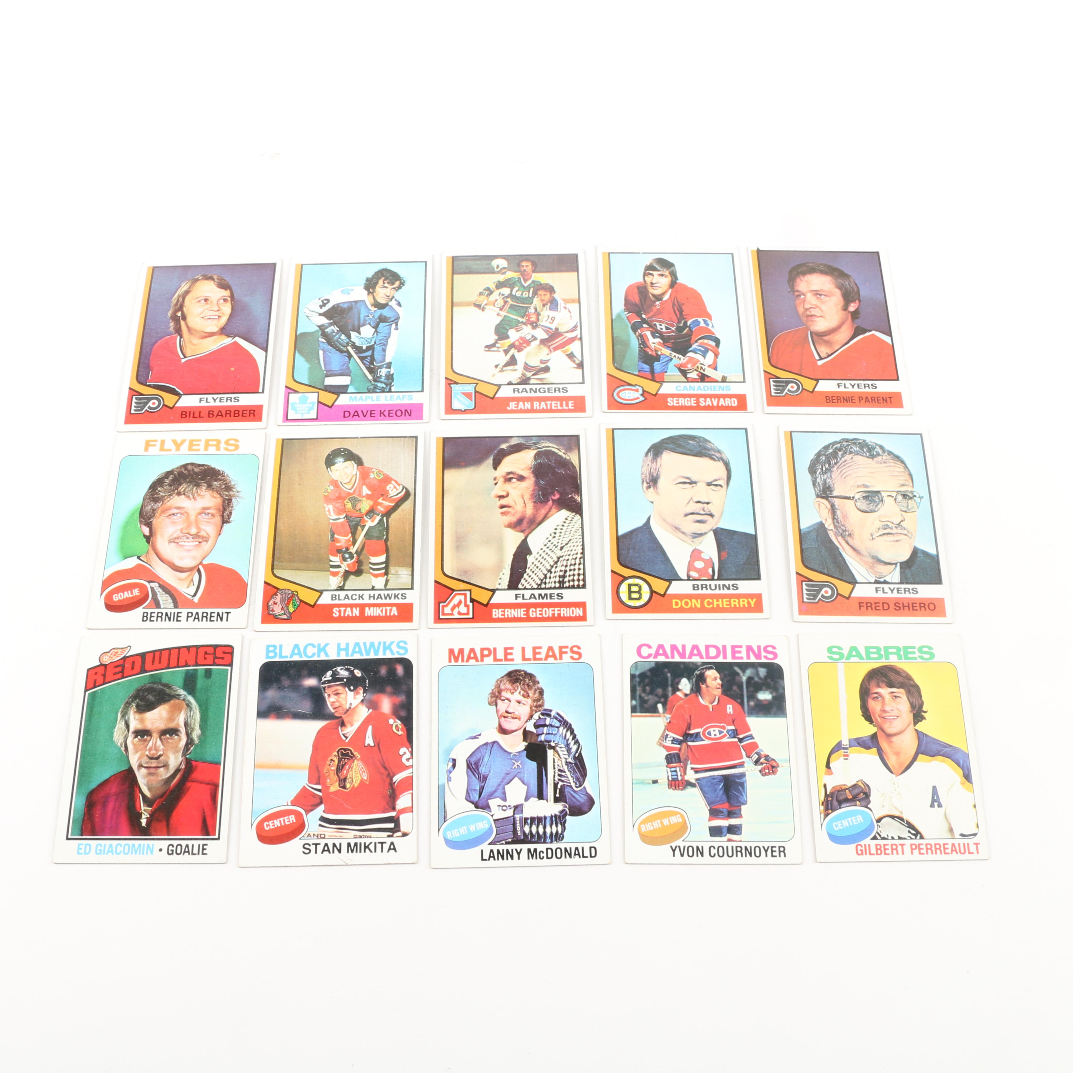 Vintage 1970s Hockey Cards