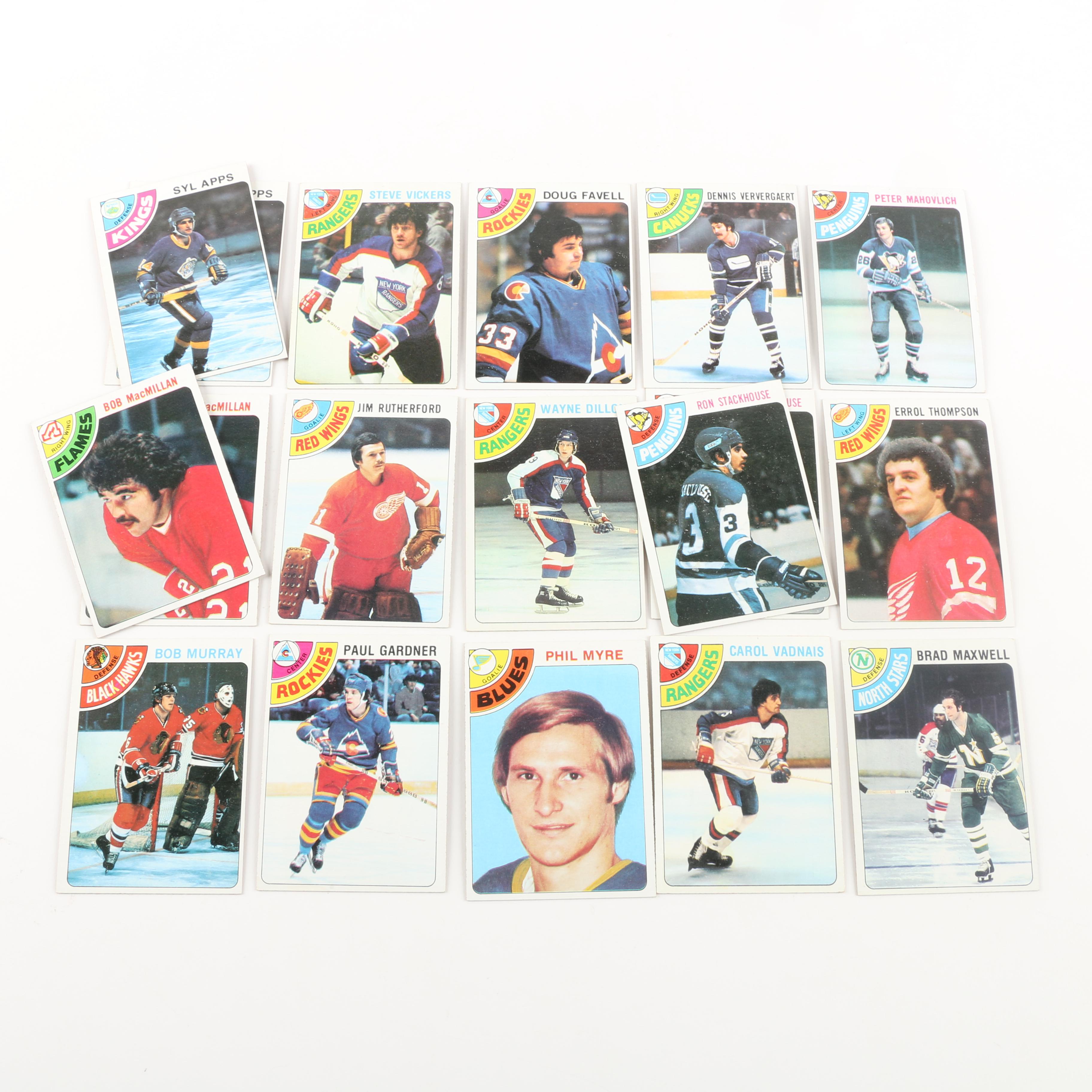 Vintage 1970s Hockey Cards