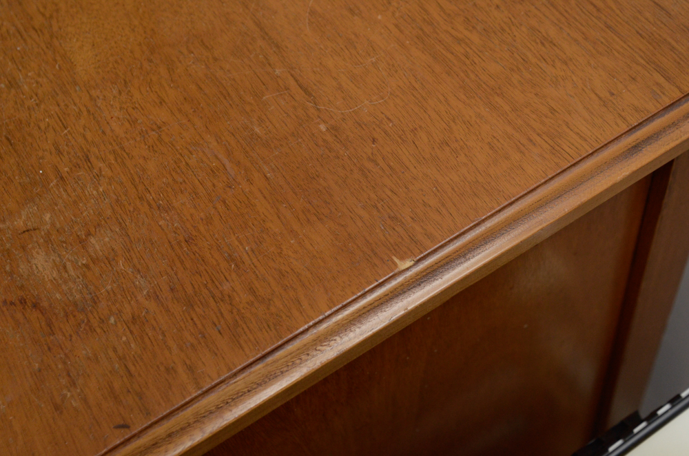 Vintage Butternut Record Cabinet