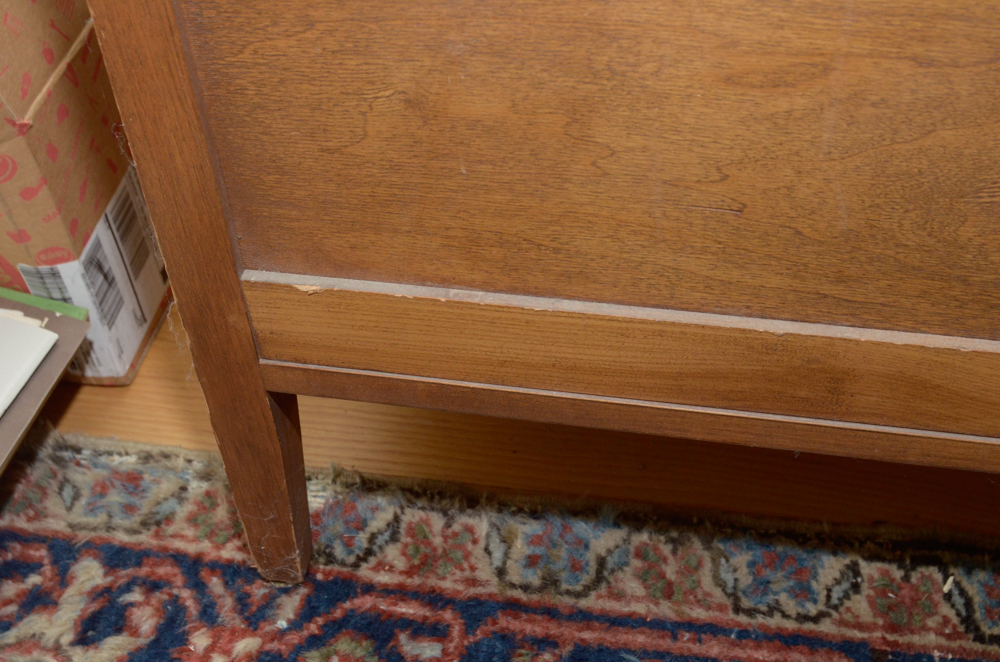 Vintage Butternut Record Cabinet