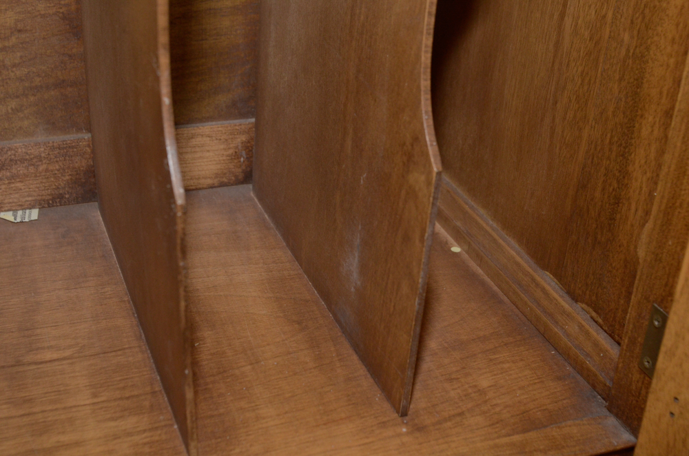 Vintage Butternut Record Cabinet