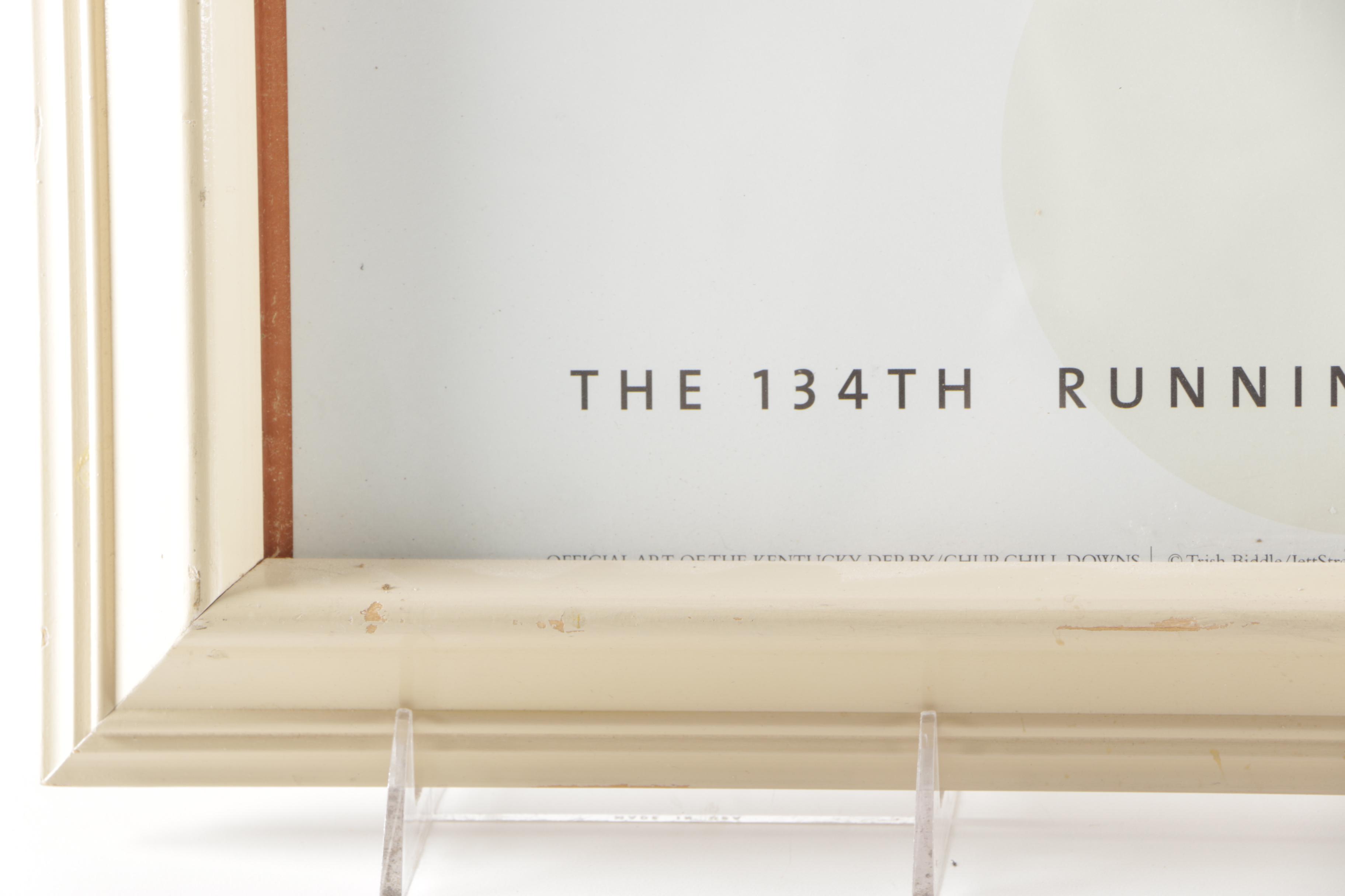 Trish Biddle Signed Offset Lithograph on Paper "Kentucky Derby 134th Running"