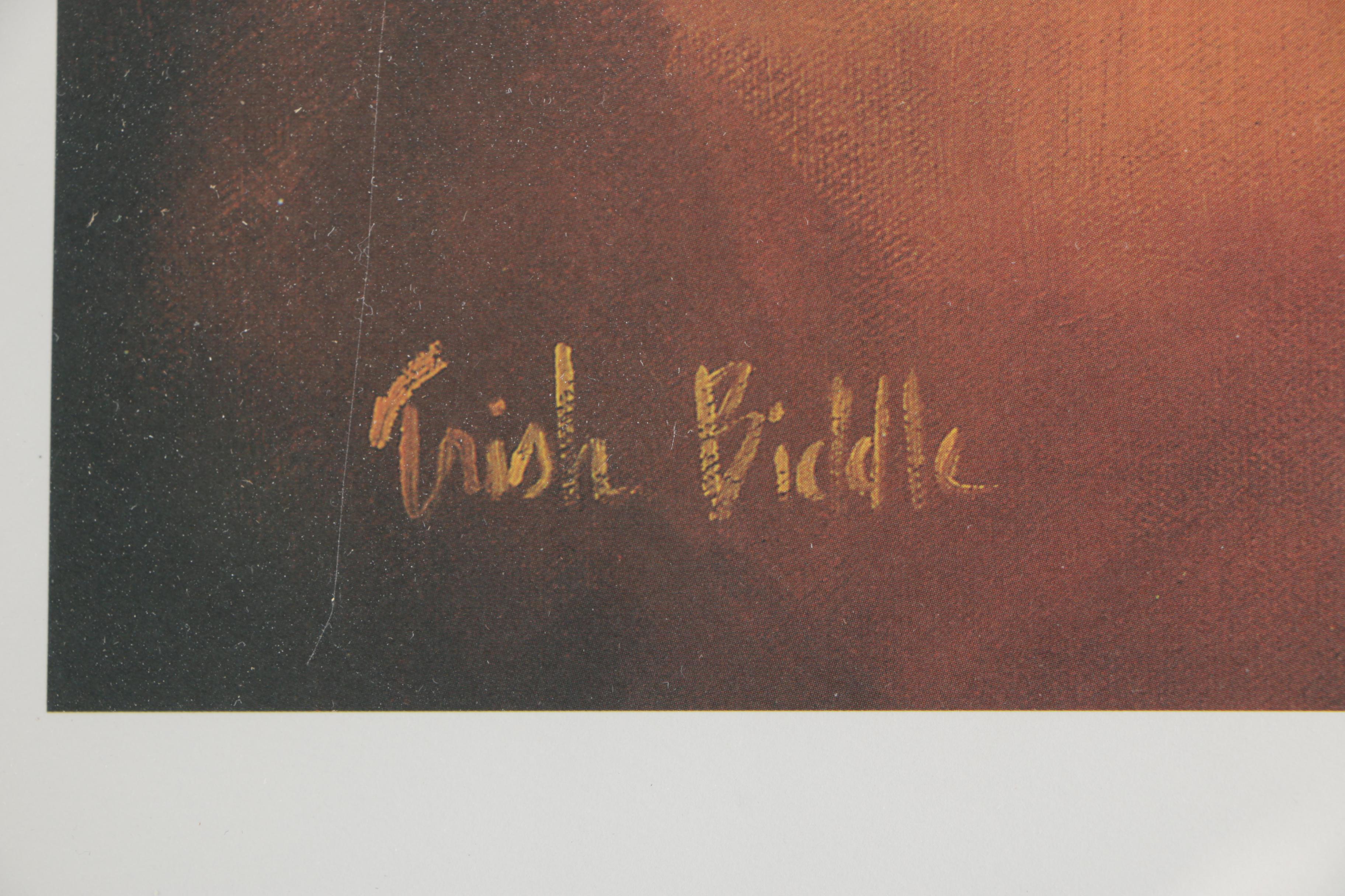 Trish Biddle Signed Offset Lithograph on Paper "Kentucky Derby 134th Running"