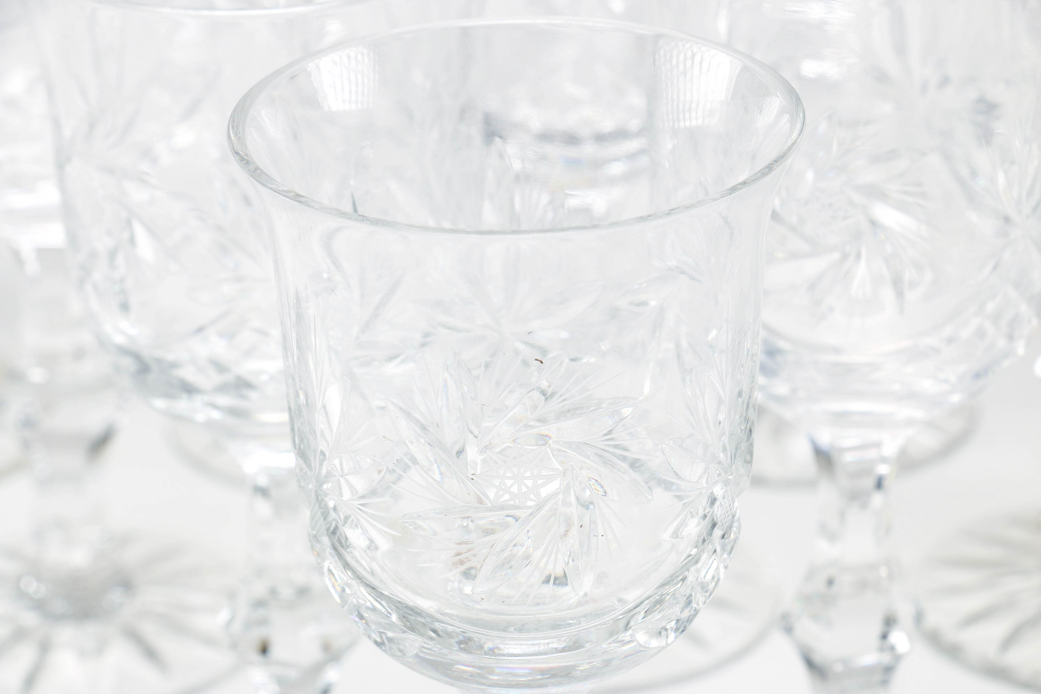 Hungarian Lead Crystal Wine Glasses