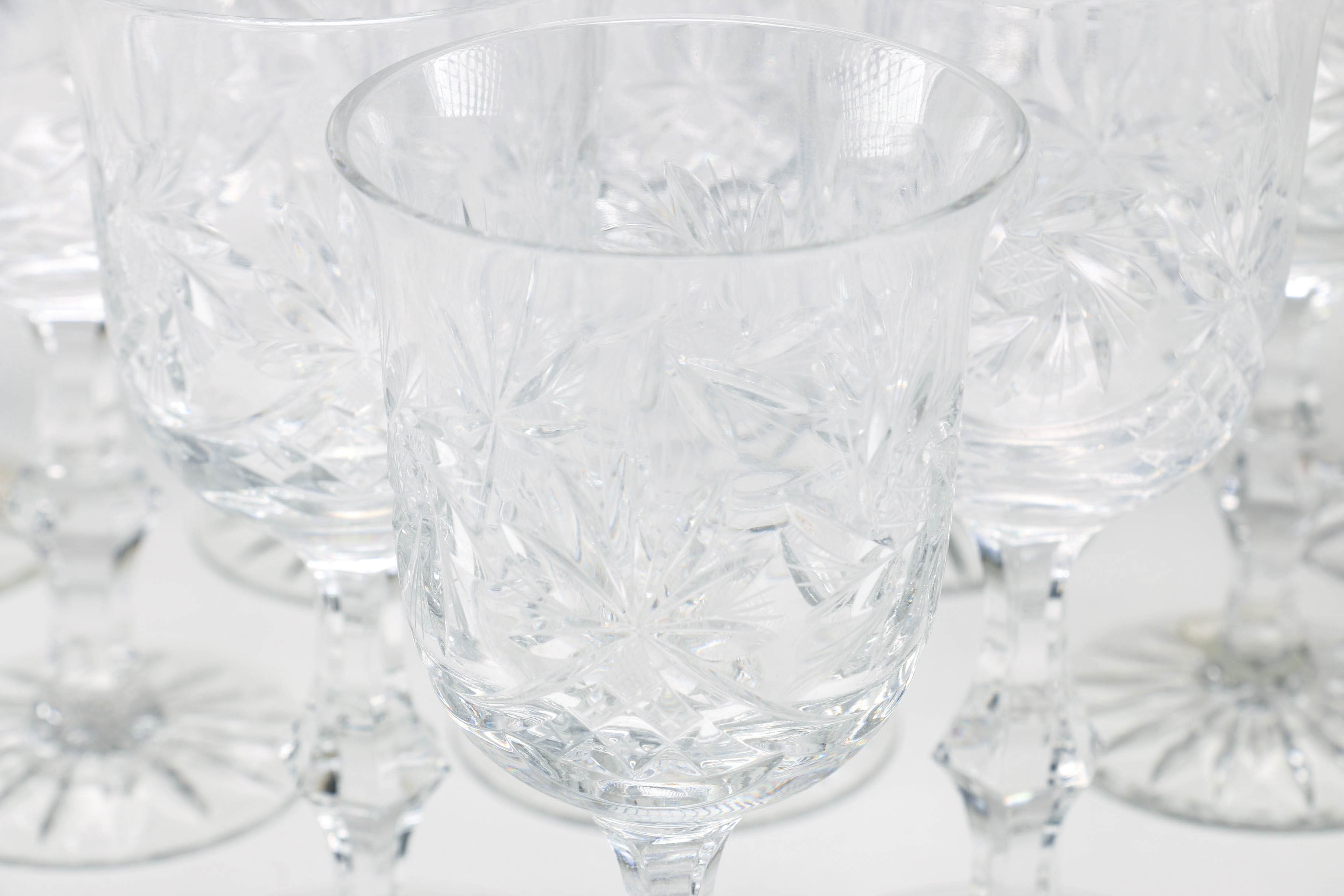 Hungarian Lead Crystal Wine Glasses