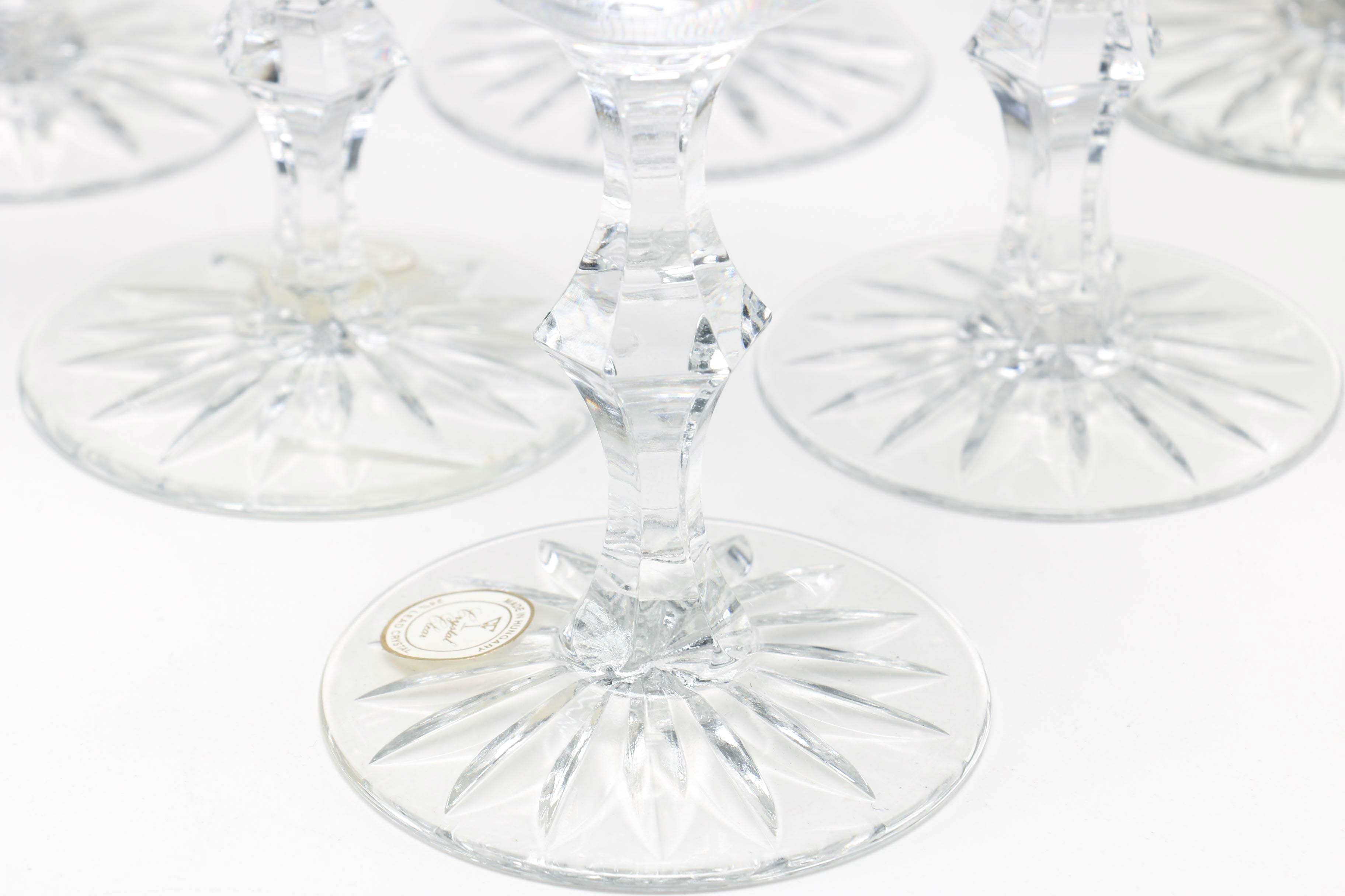 Hungarian Lead Crystal Wine Glasses