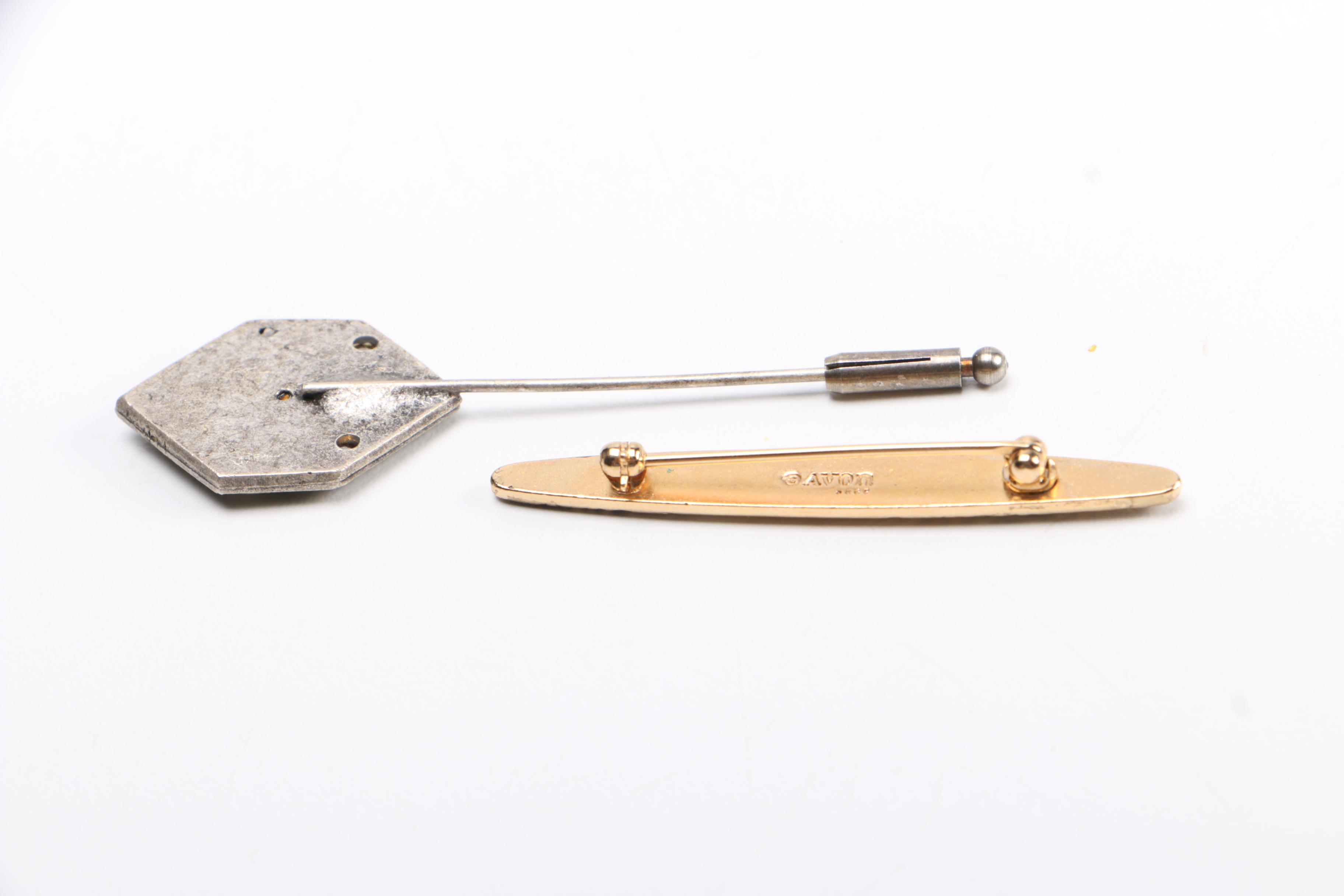 Selection of Costume Jewelry Including Amber Necklaces