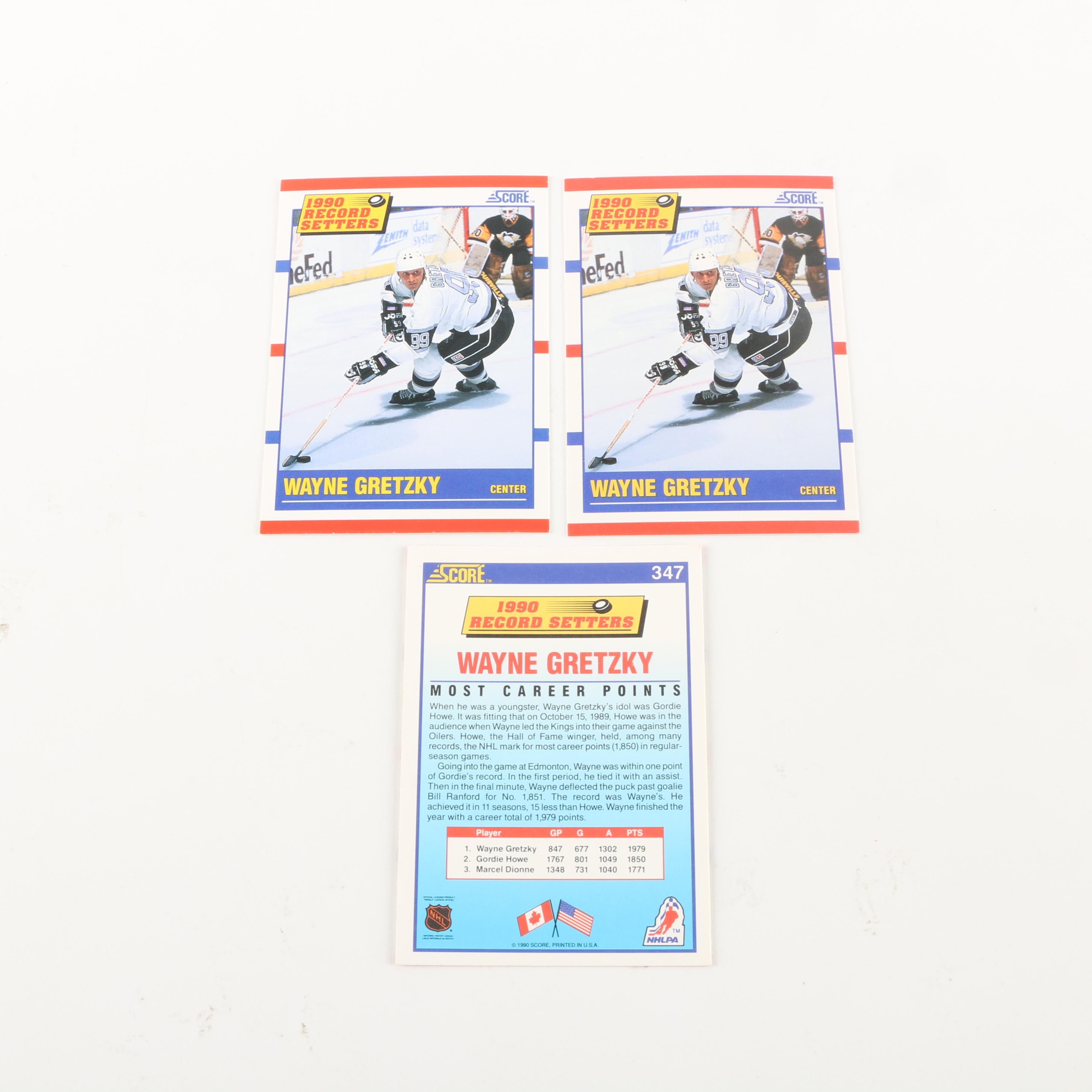 Collection of Wayne Gretzky Hockey Cards